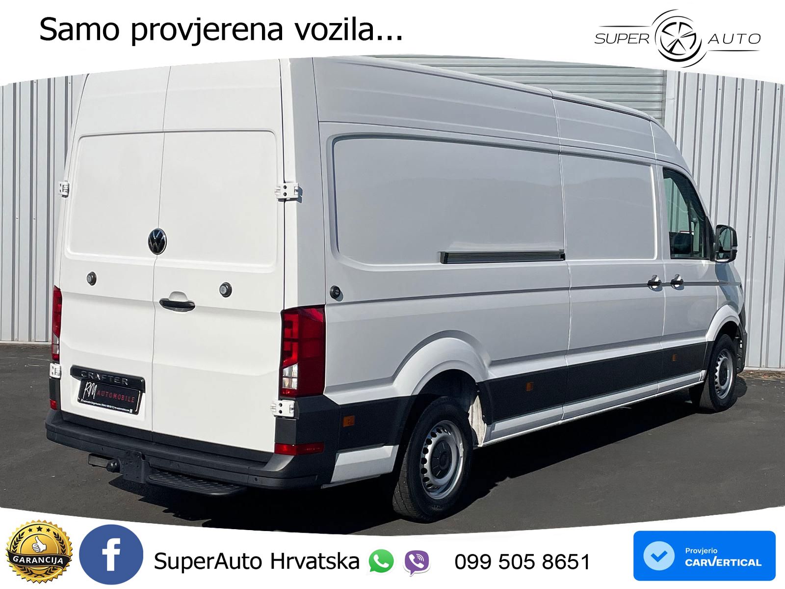 Volkswagen Crafter Kasten 35 L4H3 NAV AHK oh.Schäden 5J.Gar 177 KS