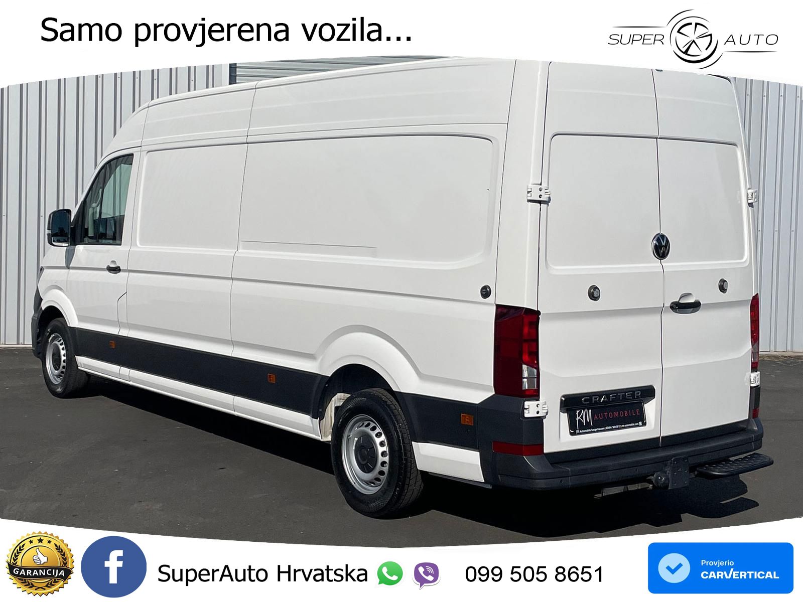 Volkswagen Crafter Kasten 35 L4H3 NAV AHK oh.Schäden 5J.Gar 177 KS