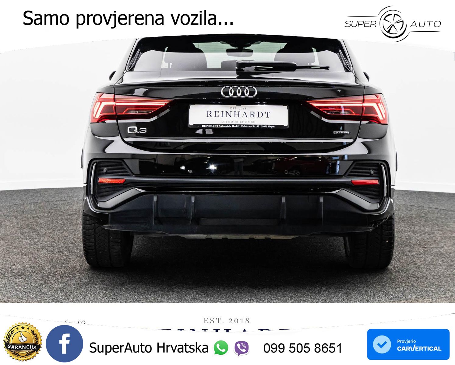 Audi Q3 II Sportback 45 TFSI (245 KS) quattro S tronic 2x S line LED+ACC