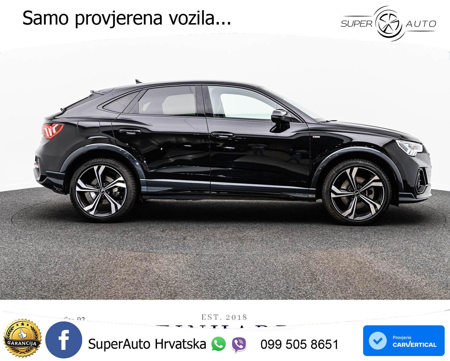 Audi Q3 II Sportback 45 TFSI (245 KS) quattro S tronic 2x S line LED+ACC