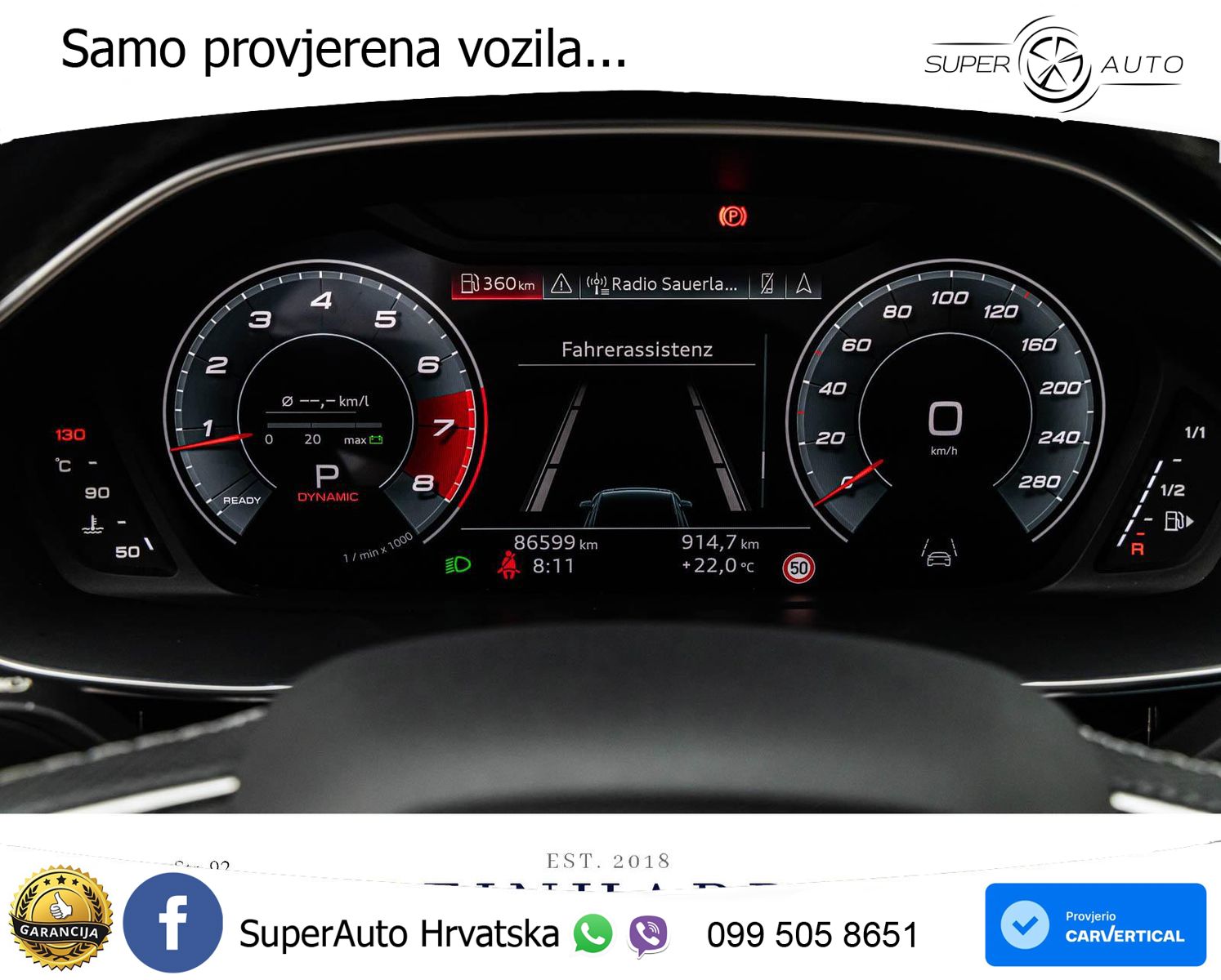 Audi Q3 II Sportback 45 TFSI (245 KS) quattro S tronic 2x S line LED+ACC