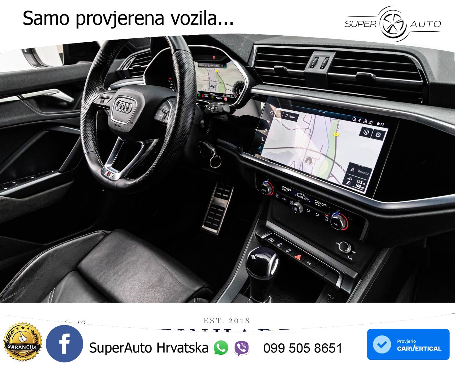 Audi Q3 II Sportback 45 TFSI (245 KS) quattro S tronic 2x S line LED+ACC