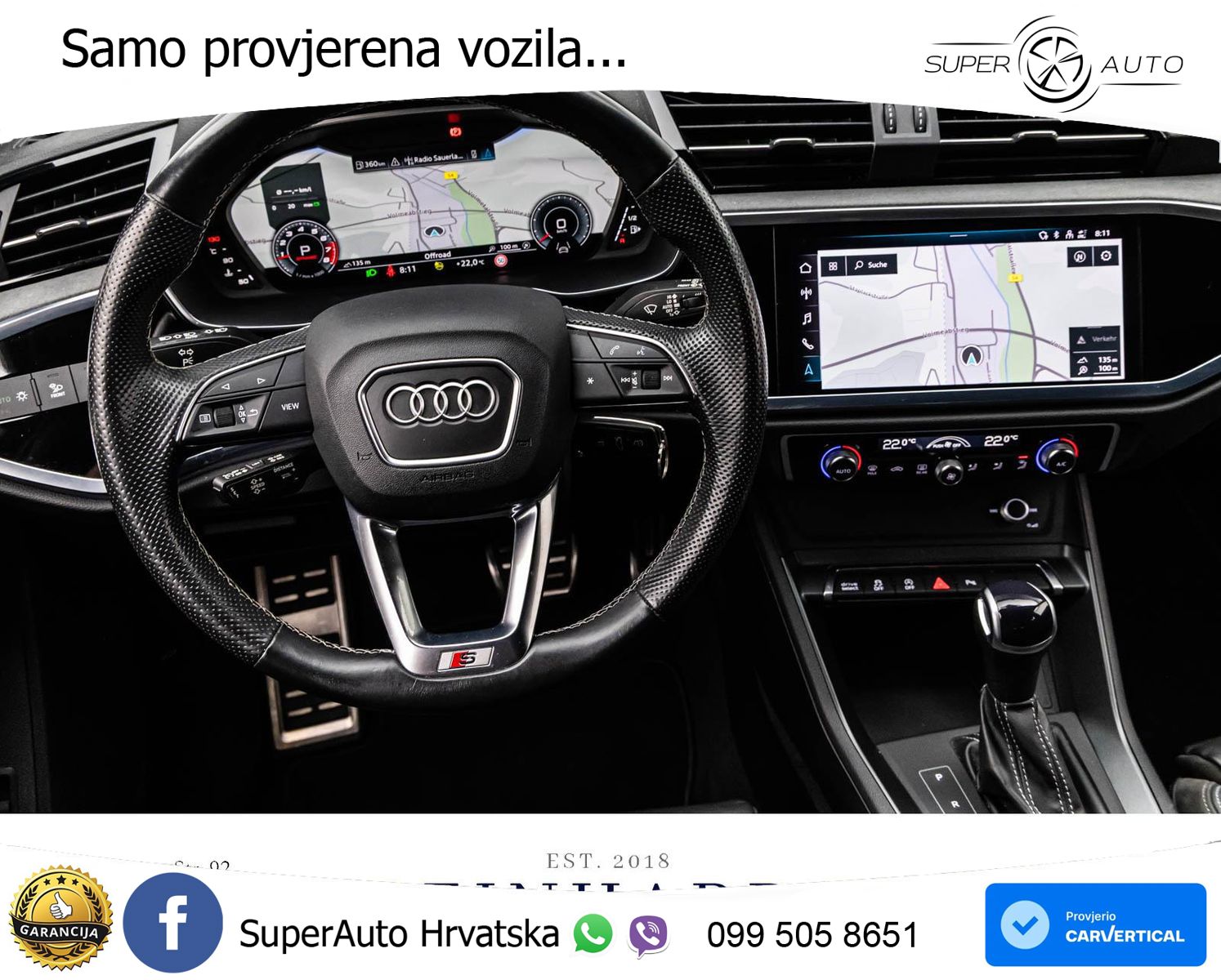 Audi Q3 II Sportback 45 TFSI (245 KS) quattro S tronic 2x S line LED+ACC
