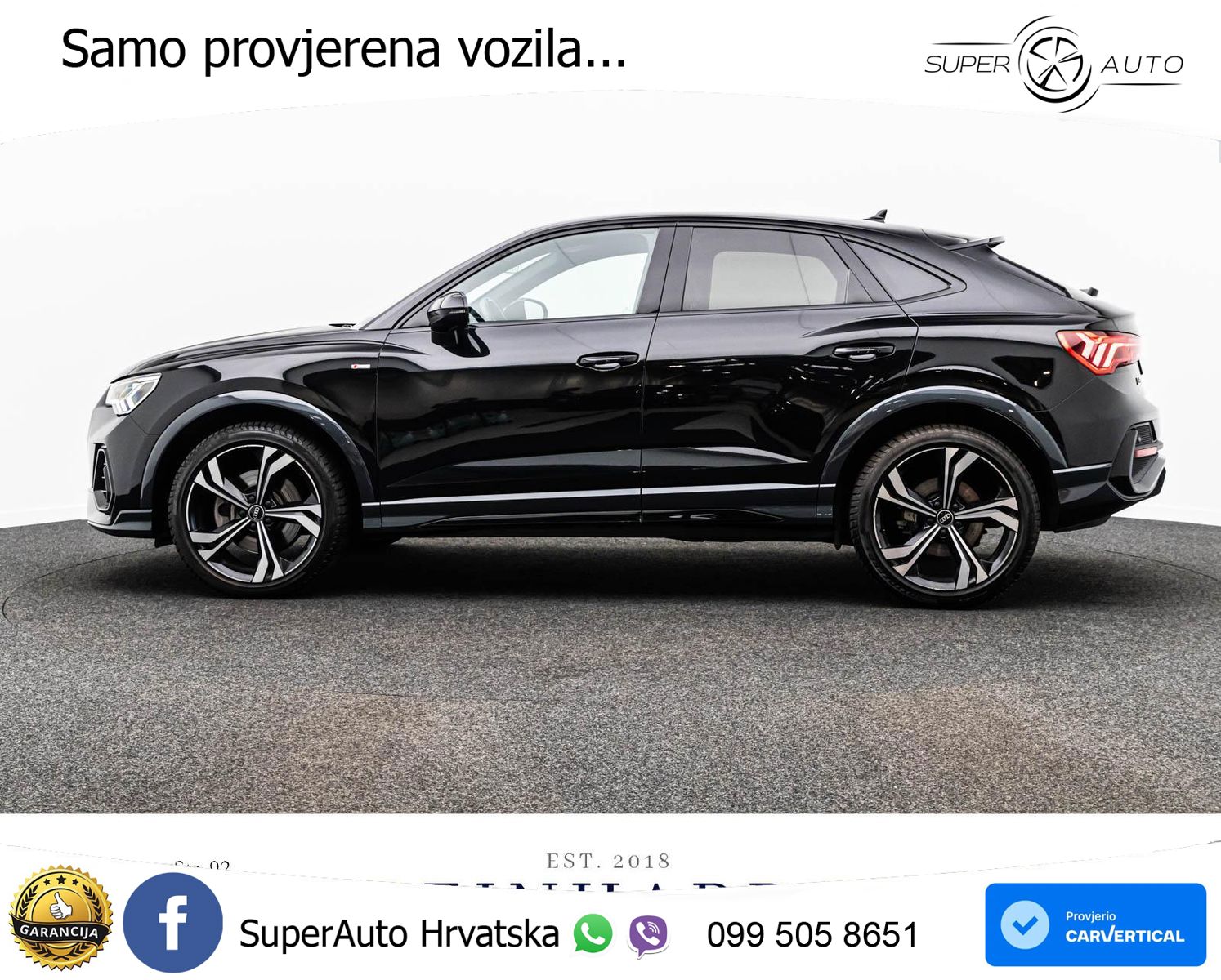 Audi Q3 II Sportback 45 TFSI (245 KS) quattro S tronic 2x S line LED+ACC