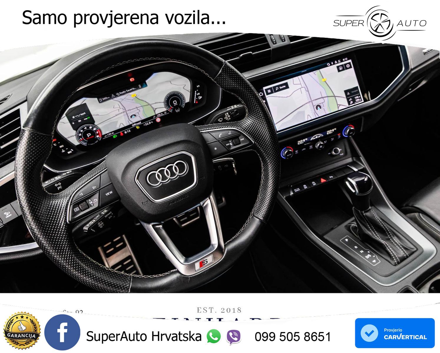 Audi Q3 II Sportback 45 TFSI (245 KS) quattro S tronic 2x S line LED+ACC