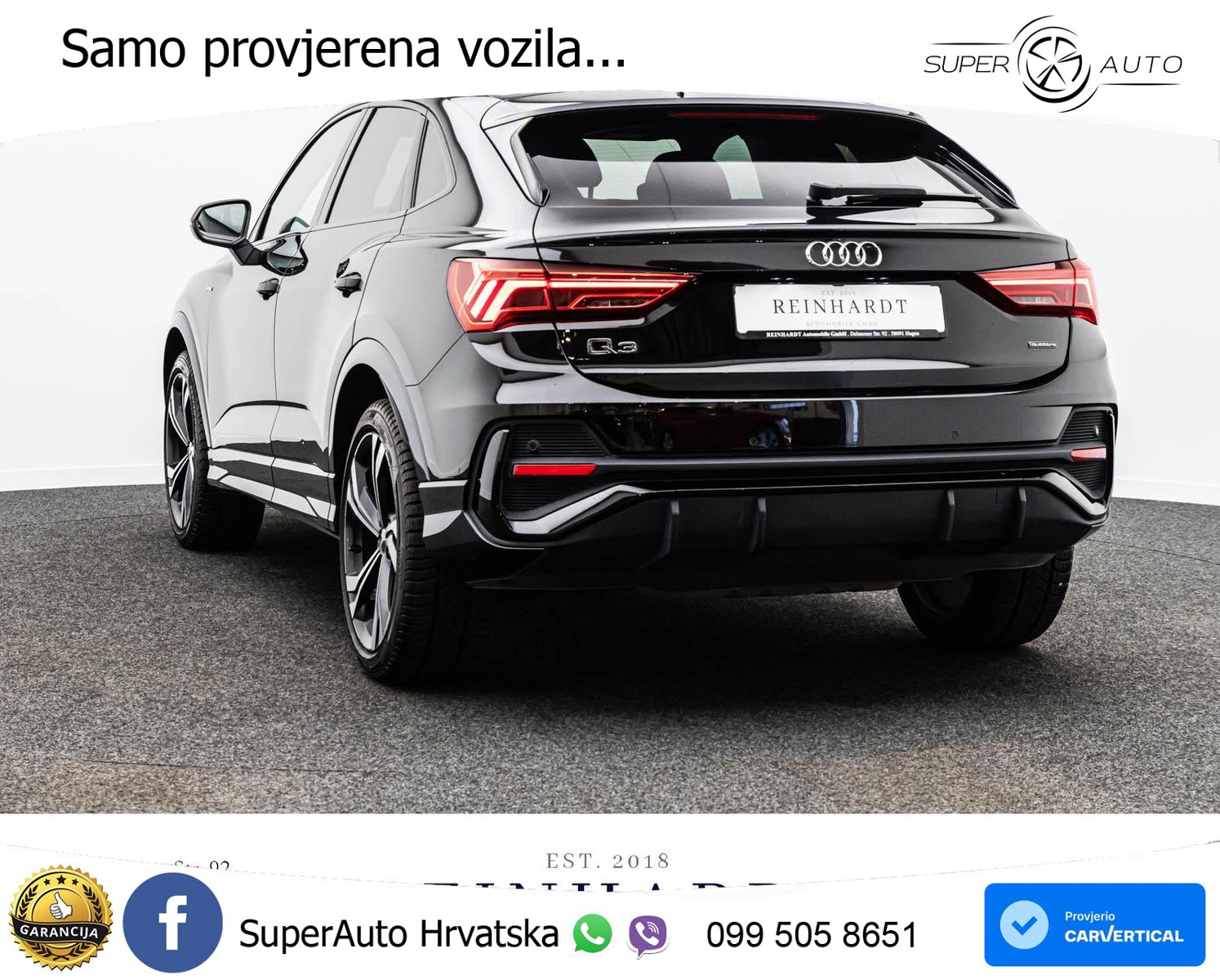 Audi Q3 II Sportback 45 TFSI (245 KS) quattro S tronic 2x S line LED+ACC