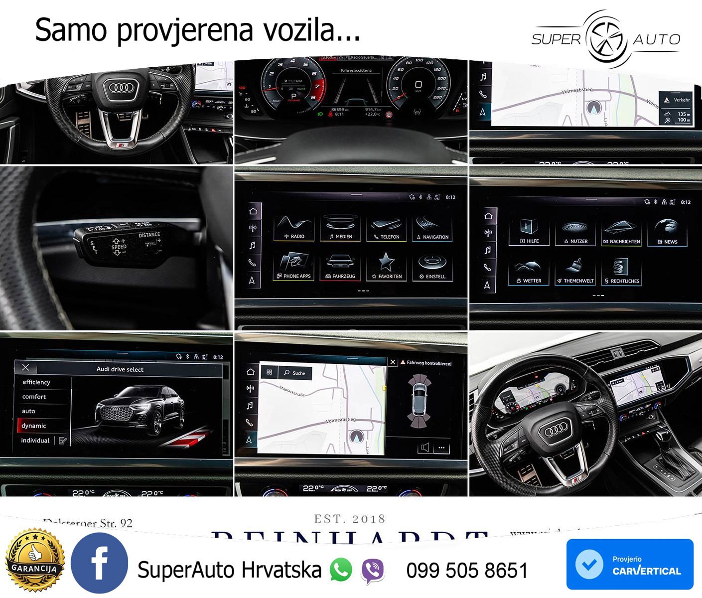 Audi Q3 II Sportback 45 TFSI (245 KS) quattro S tronic 2x S line LED+ACC