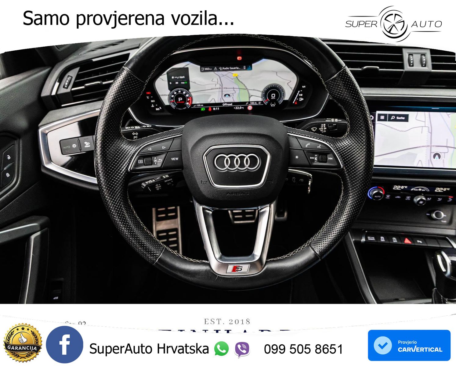 Audi Q3 II Sportback 45 TFSI (245 KS) quattro S tronic 2x S line LED+ACC