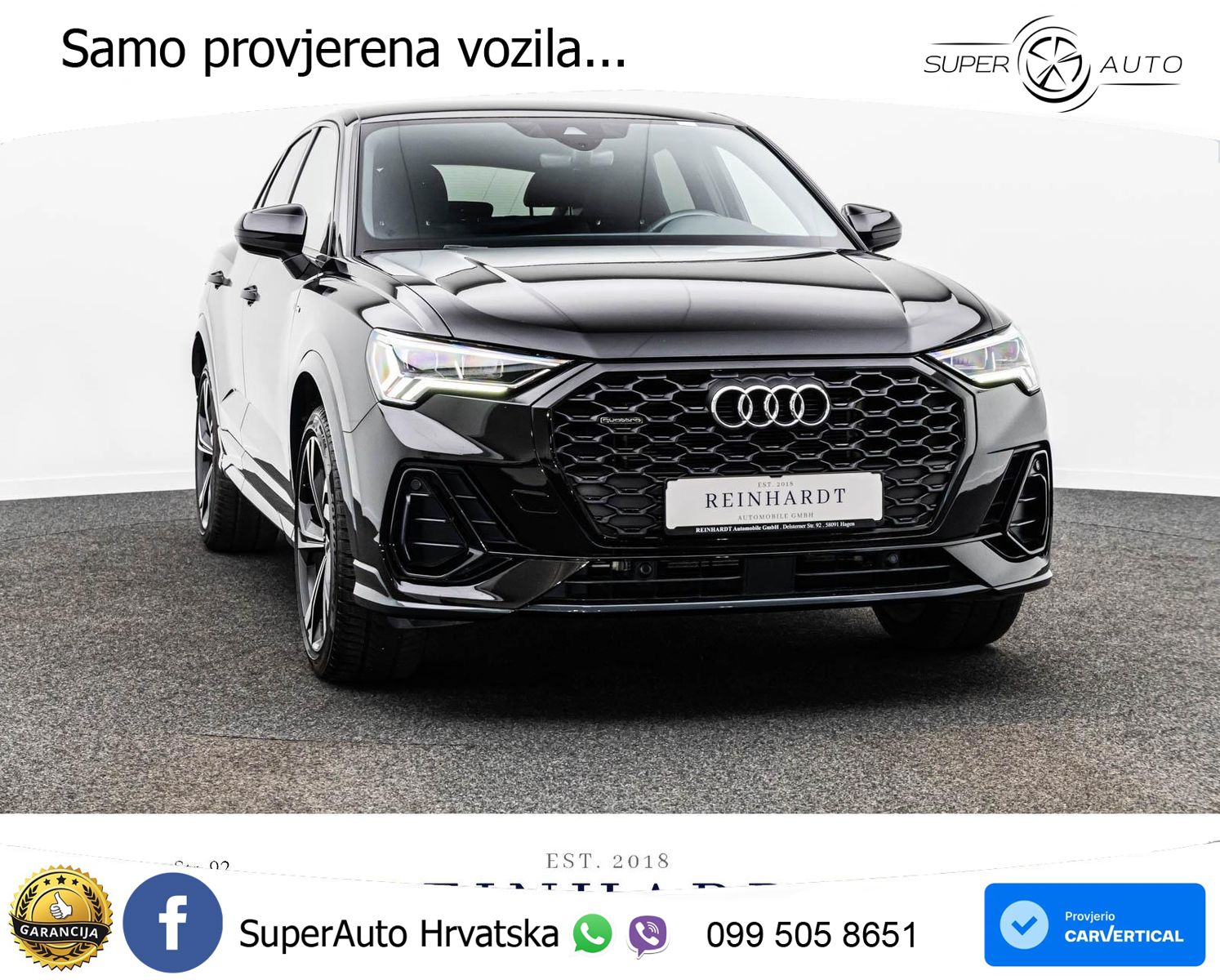 Audi Q3 II Sportback 45 TFSI (245 KS) quattro S tronic 2x S line LED+ACC