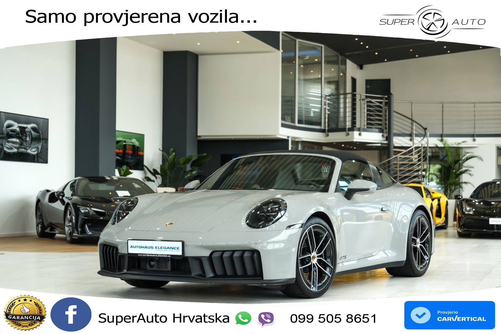 Porsche 911 Carrera 4 GTS Cabriolet 3.6 (541 KS) T-Hybrid PDK MATRIX+GR SJED+KAM