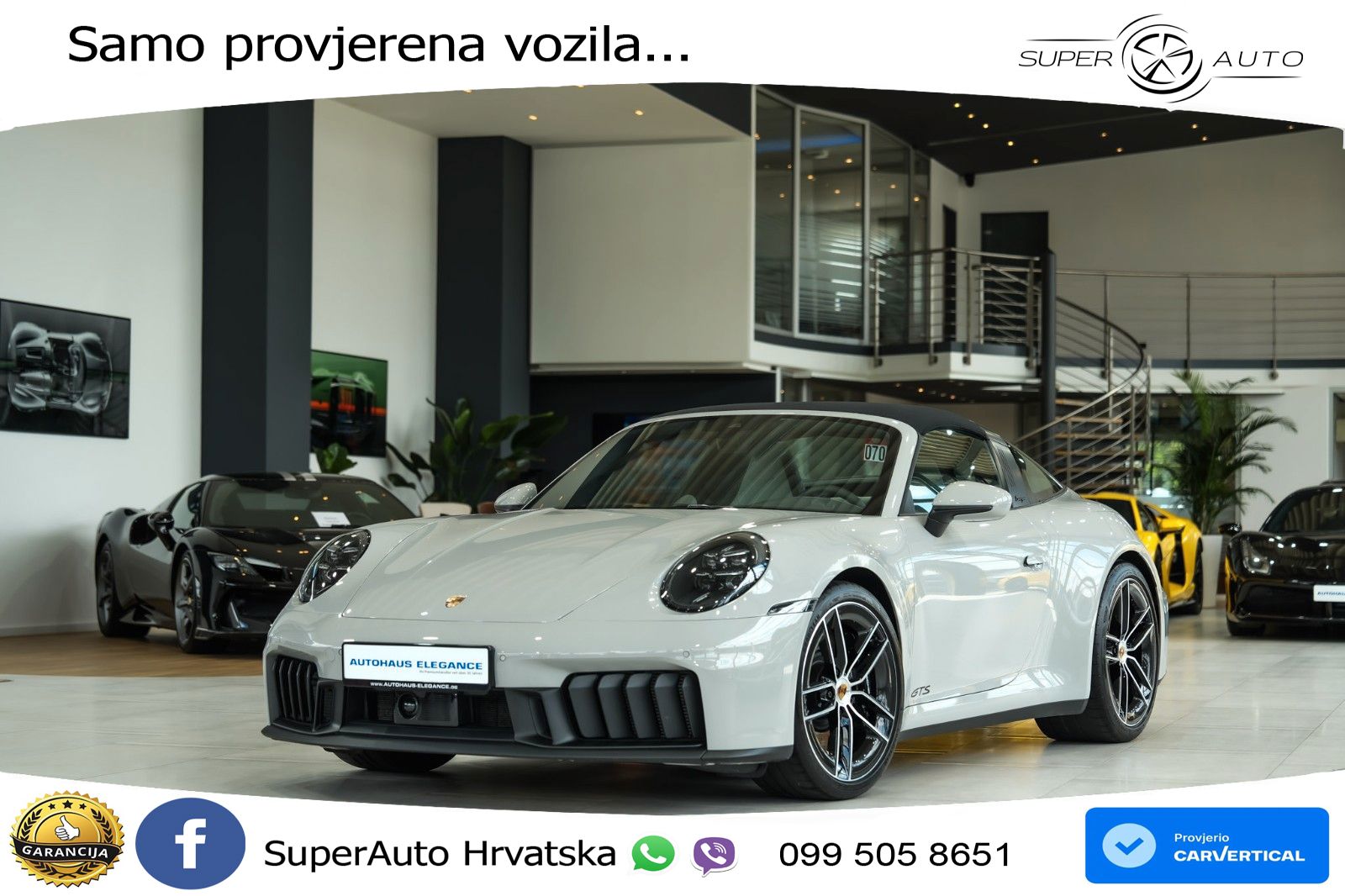 Porsche 911 Carrera 4 GTS Cabriolet 3.6 (541 KS) T-Hybrid PDK MATRIX+GR SJED+KAM