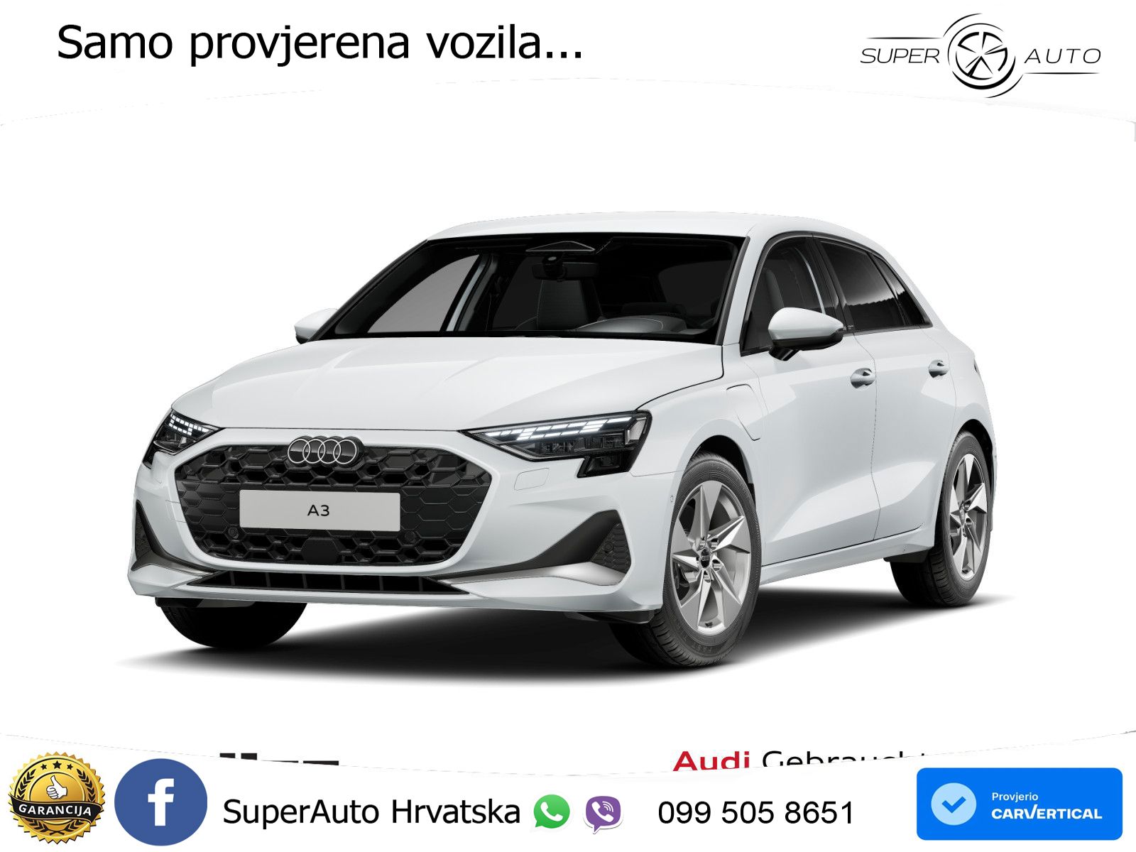 Audi A3 Sportback 40 TFSI e (204 KS) Plug-in Hybrid S tronic advanced LED+GR SJED+ACC