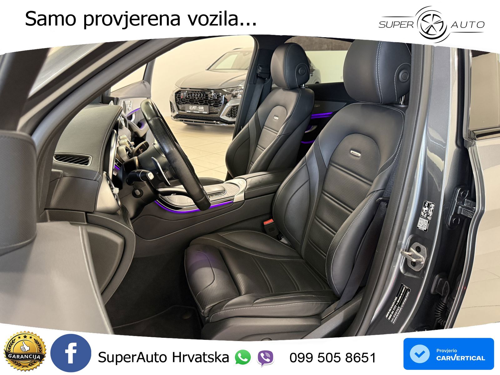 Mercedes AMG GLC 63 V8 (476 KS) 4MATIC+ MCT LED+GR SJED+ACC