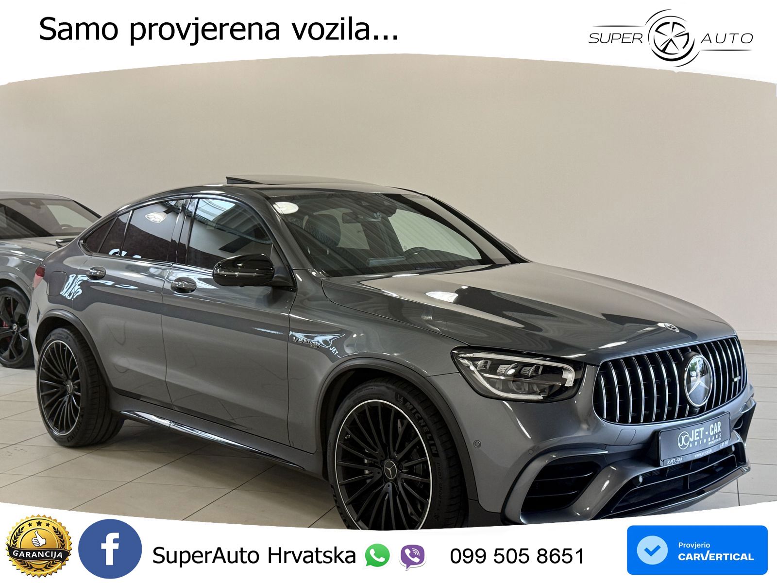 Mercedes AMG GLC 63 V8 (476 KS) 4MATIC+ MCT LED+GR SJED+ACC