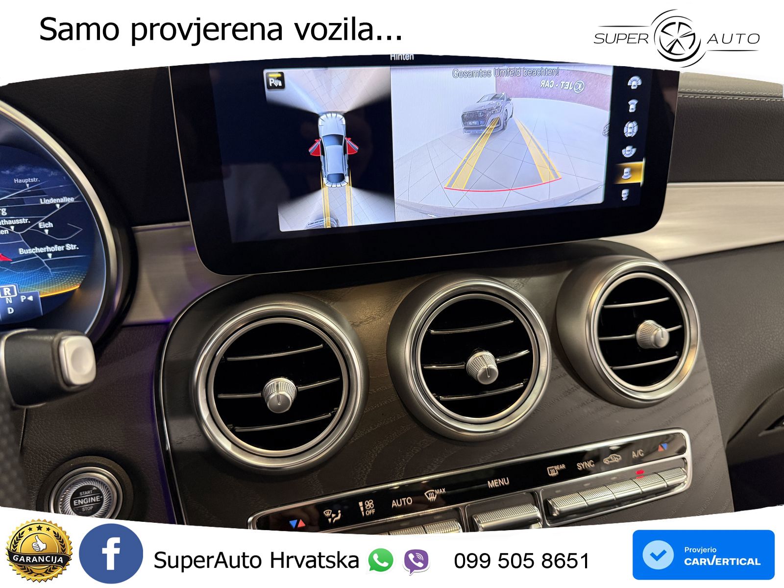 Mercedes AMG GLC 63 V8 (476 KS) 4MATIC+ MCT LED+GR SJED+ACC