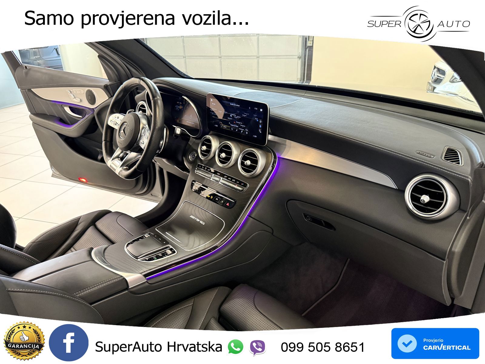 Mercedes AMG GLC 63 V8 (476 KS) 4MATIC+ MCT LED+GR SJED+ACC