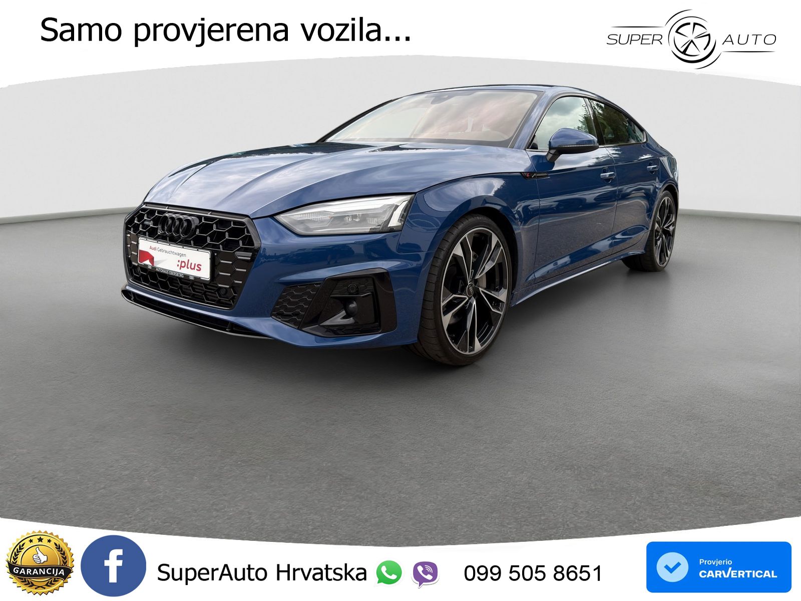 Audi A5 Sportback 45 TFSI (265 KS) quattro S tronic
