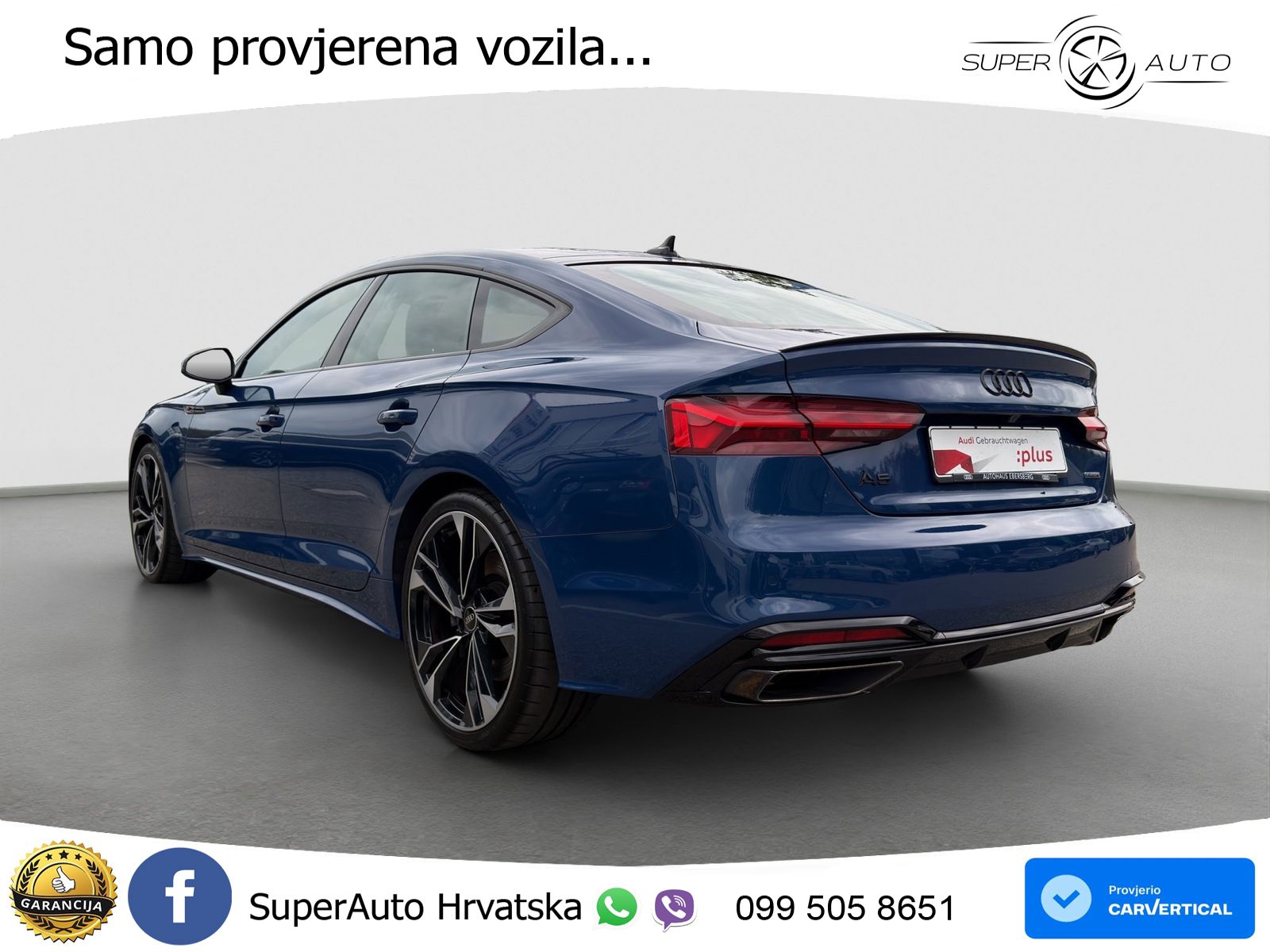 Audi A5 Sportback 45 TFSI (265 KS) quattro S tronic