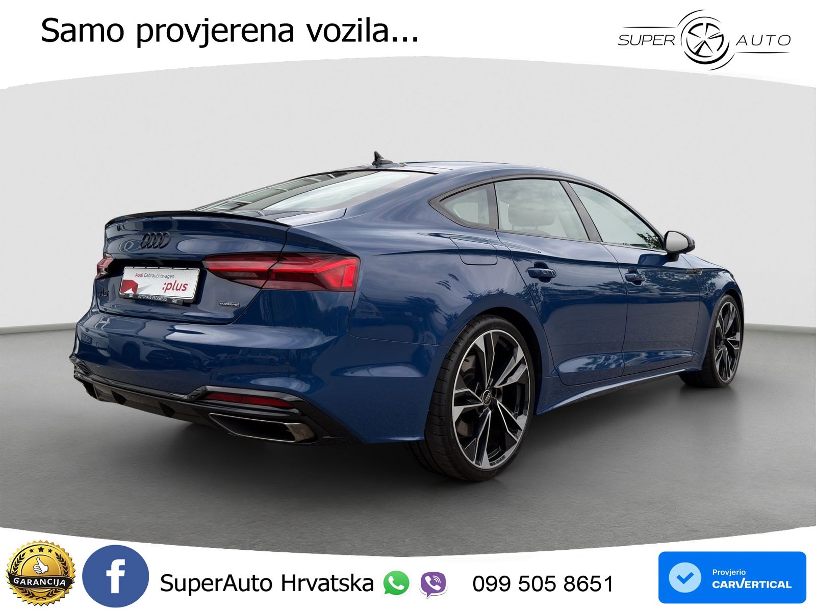 Audi A5 Sportback 45 TFSI (265 KS) quattro S tronic