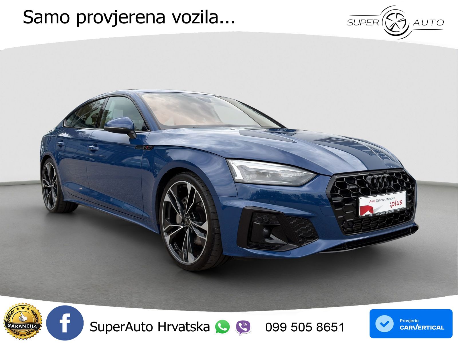 Audi A5 Sportback 45 TFSI (265 KS) quattro S tronic
