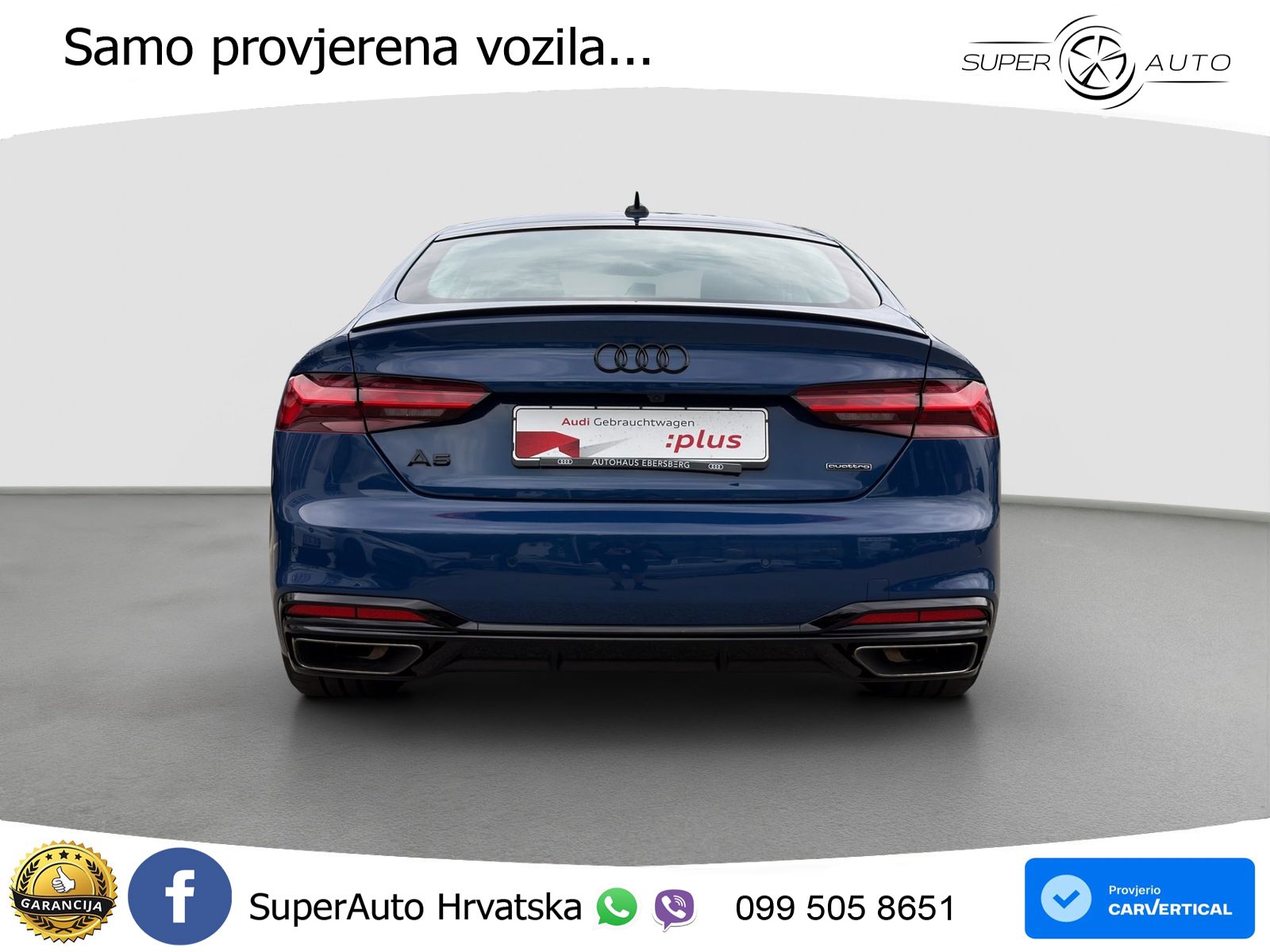 Audi A5 Sportback 45 TFSI (265 KS) quattro S tronic