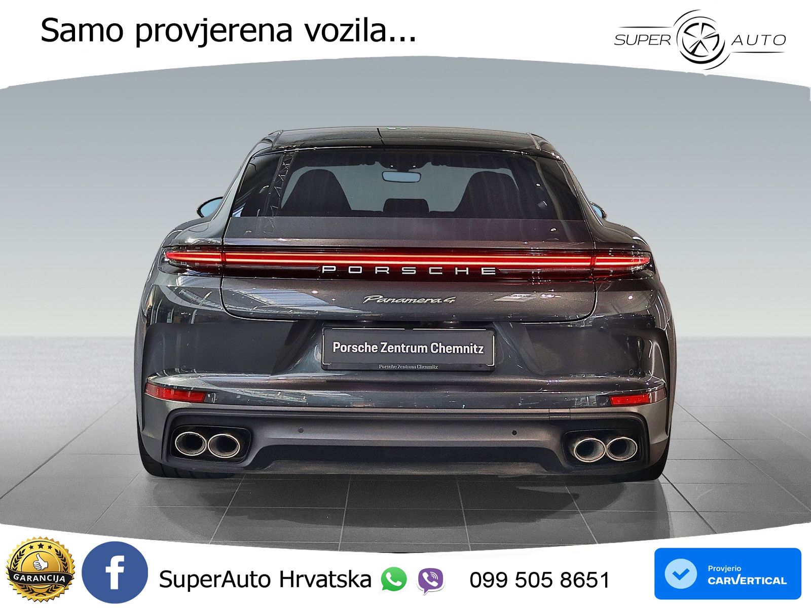 Porsche Panamera 4 2.9 V6 (470 KS) E-Hybrid PDK LED+GR SJED+ACC