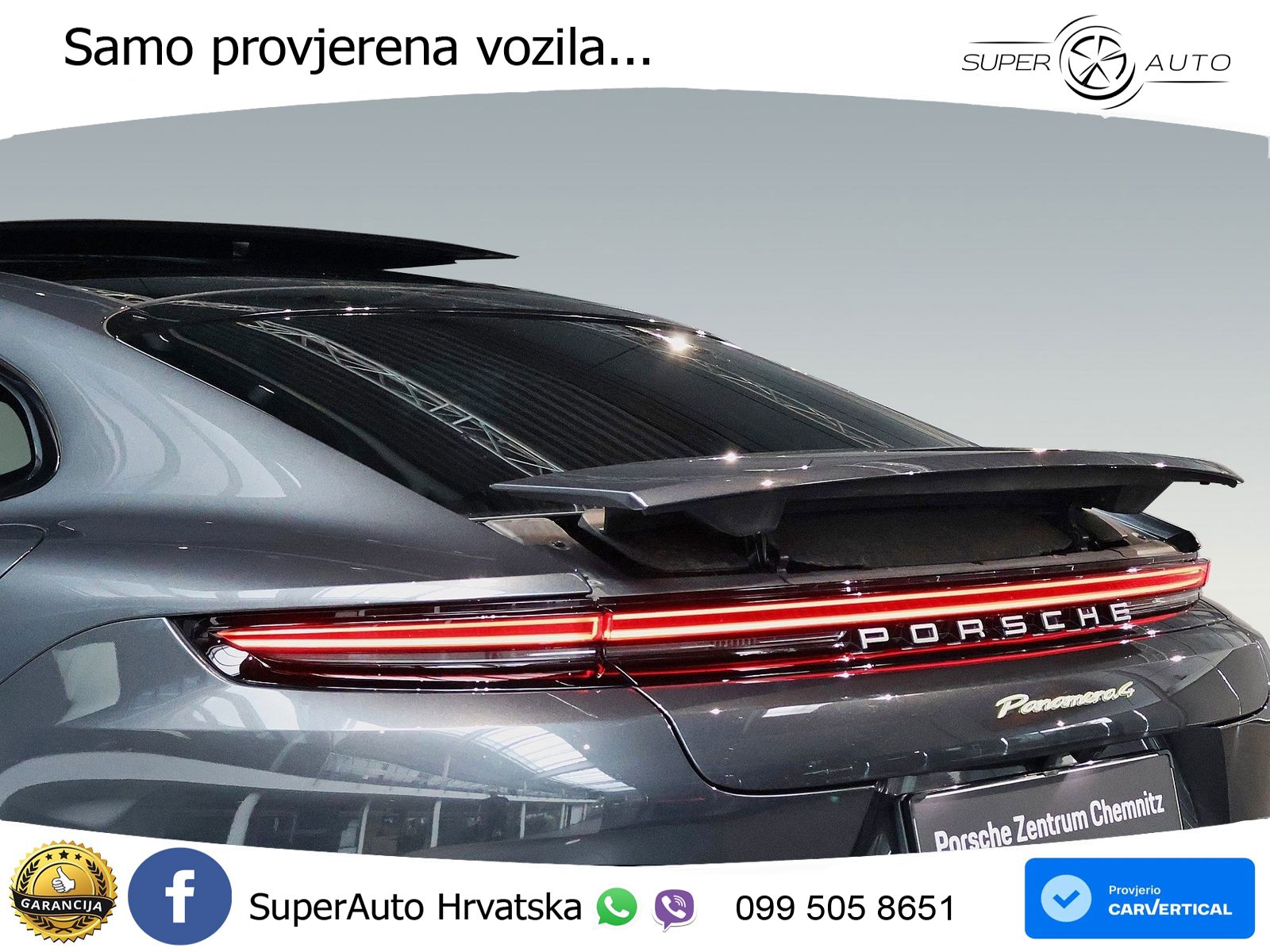 Porsche Panamera 4 2.9 V6 (470 KS) E-Hybrid PDK LED+GR SJED+ACC