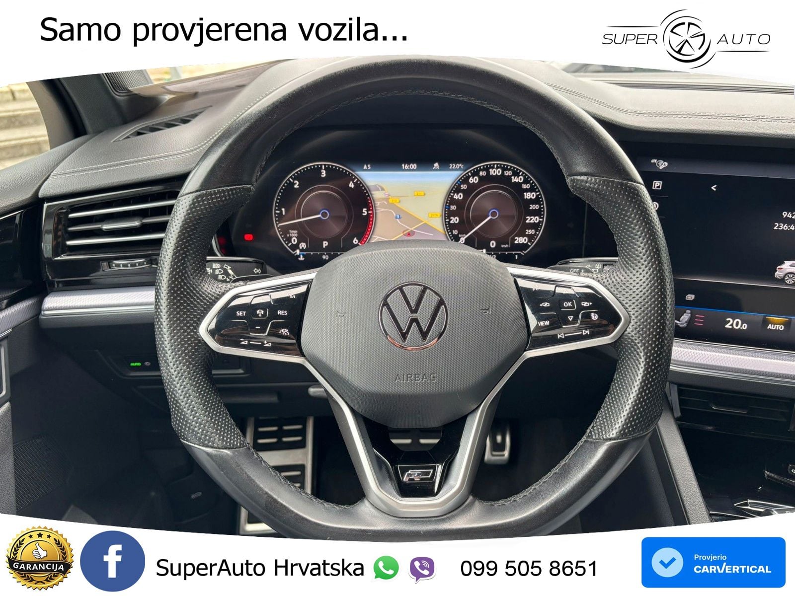 Volkswagen Touareg 3.0 V6 TDI (231 KS) 4MOTION Tiptronic R-Line LED+GR SJED+ACC