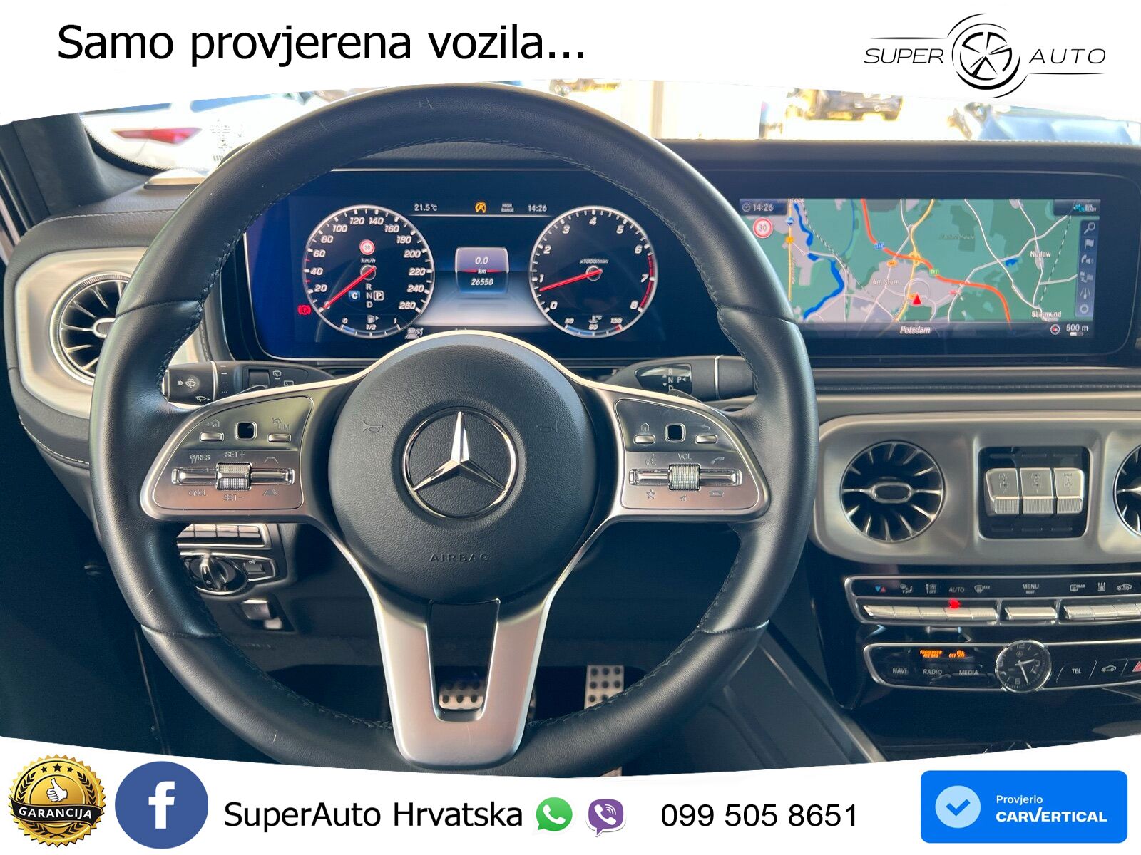 Mercedes G 500 Long V8 (422 KS) 4MATIC 9G-TRONIC Exclusive LED+GR SJED+ACC