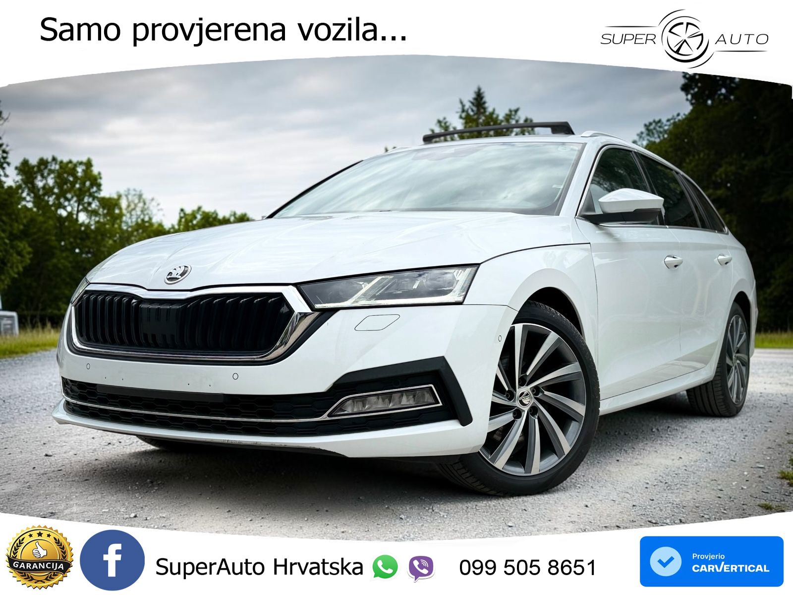 Škoda Octavia Combi 2.0 TDI (150 KS) DSG LED+GR SJED+ACC