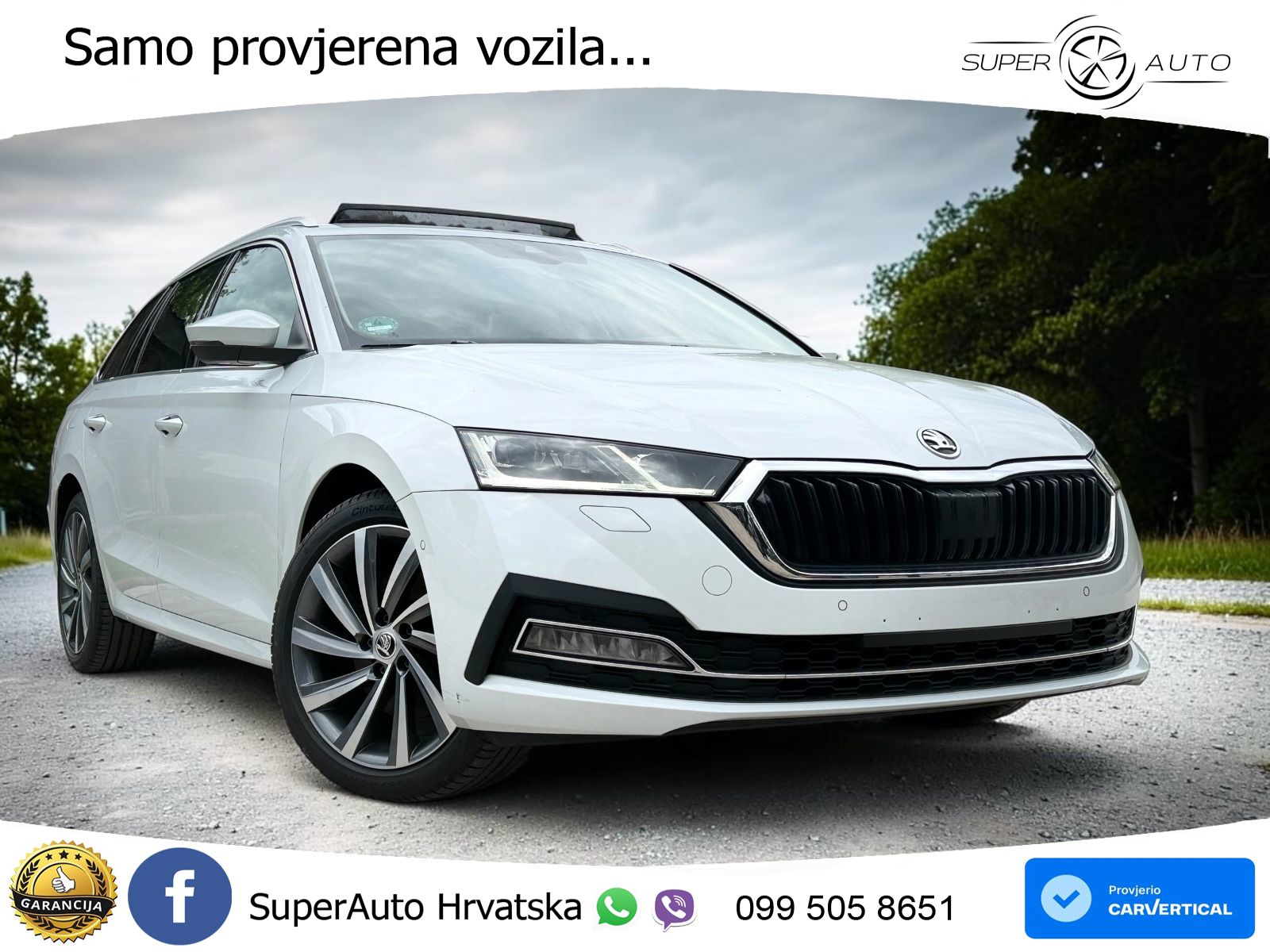 Škoda Octavia Combi 2.0 TDI (150 KS) DSG LED+GR SJED+ACC