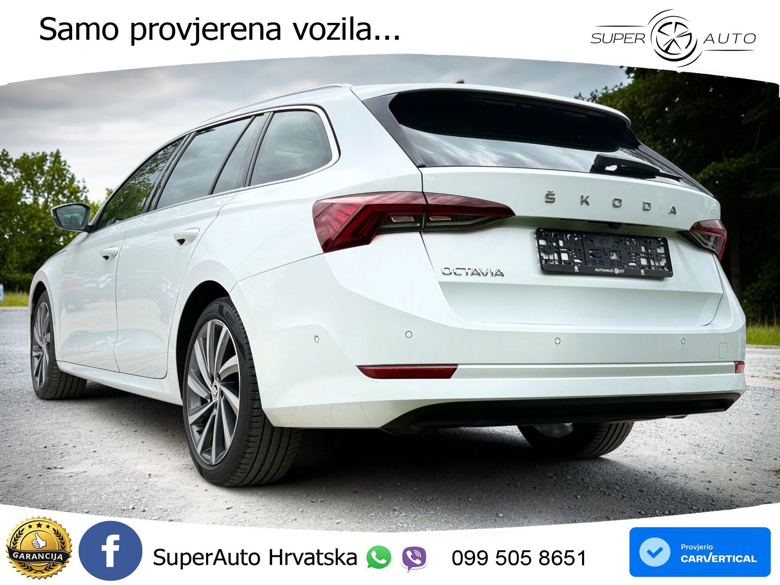 Škoda Octavia Combi 2.0 TDI (150 KS) DSG LED+GR SJED+ACC