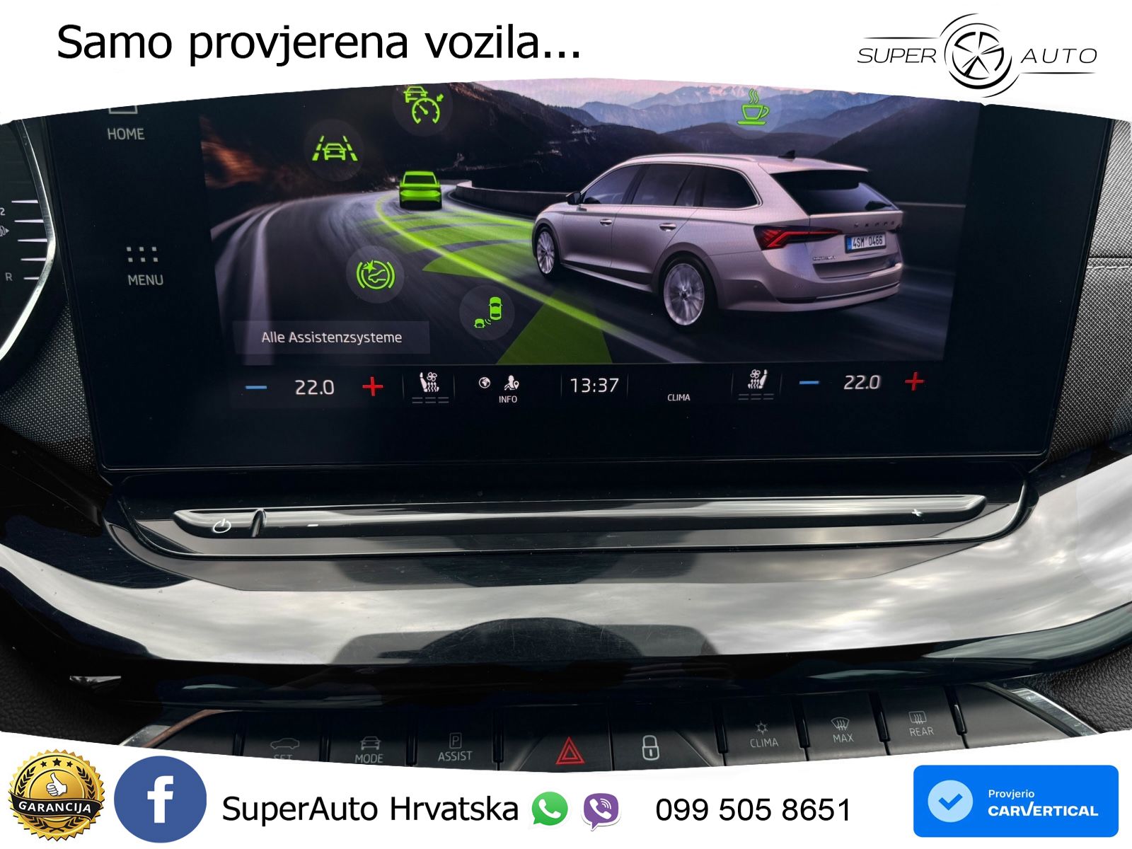 Škoda Octavia Combi 2.0 TDI (150 KS) DSG LED+GR SJED+ACC