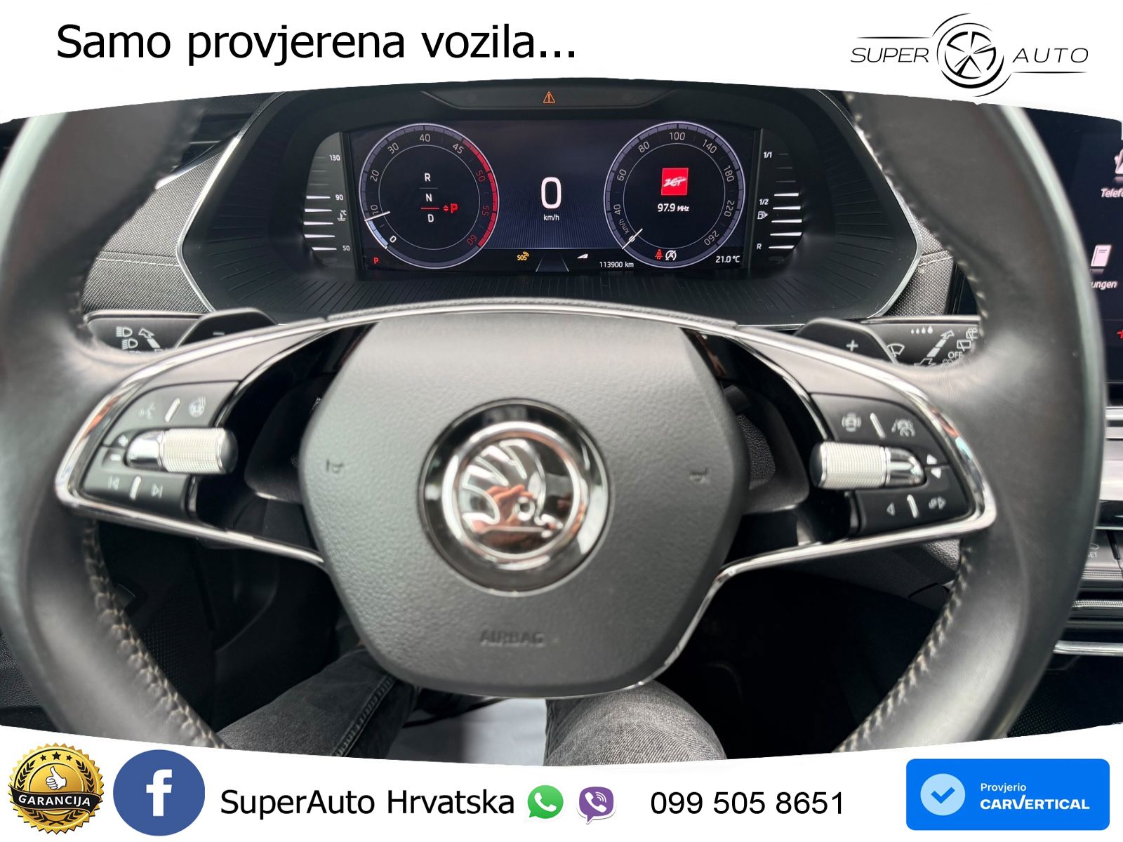 Škoda Octavia Combi 2.0 TDI (150 KS) DSG LED+GR SJED+ACC