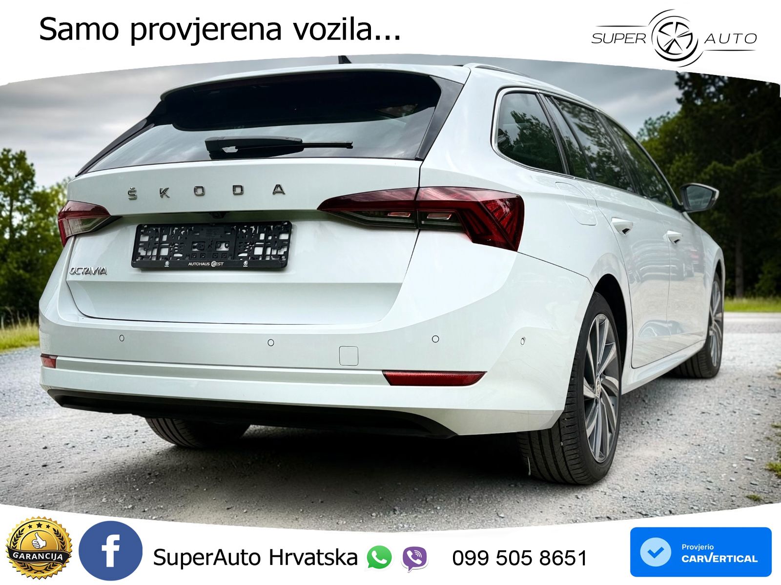 Škoda Octavia Combi 2.0 TDI (150 KS) DSG LED+GR SJED+ACC