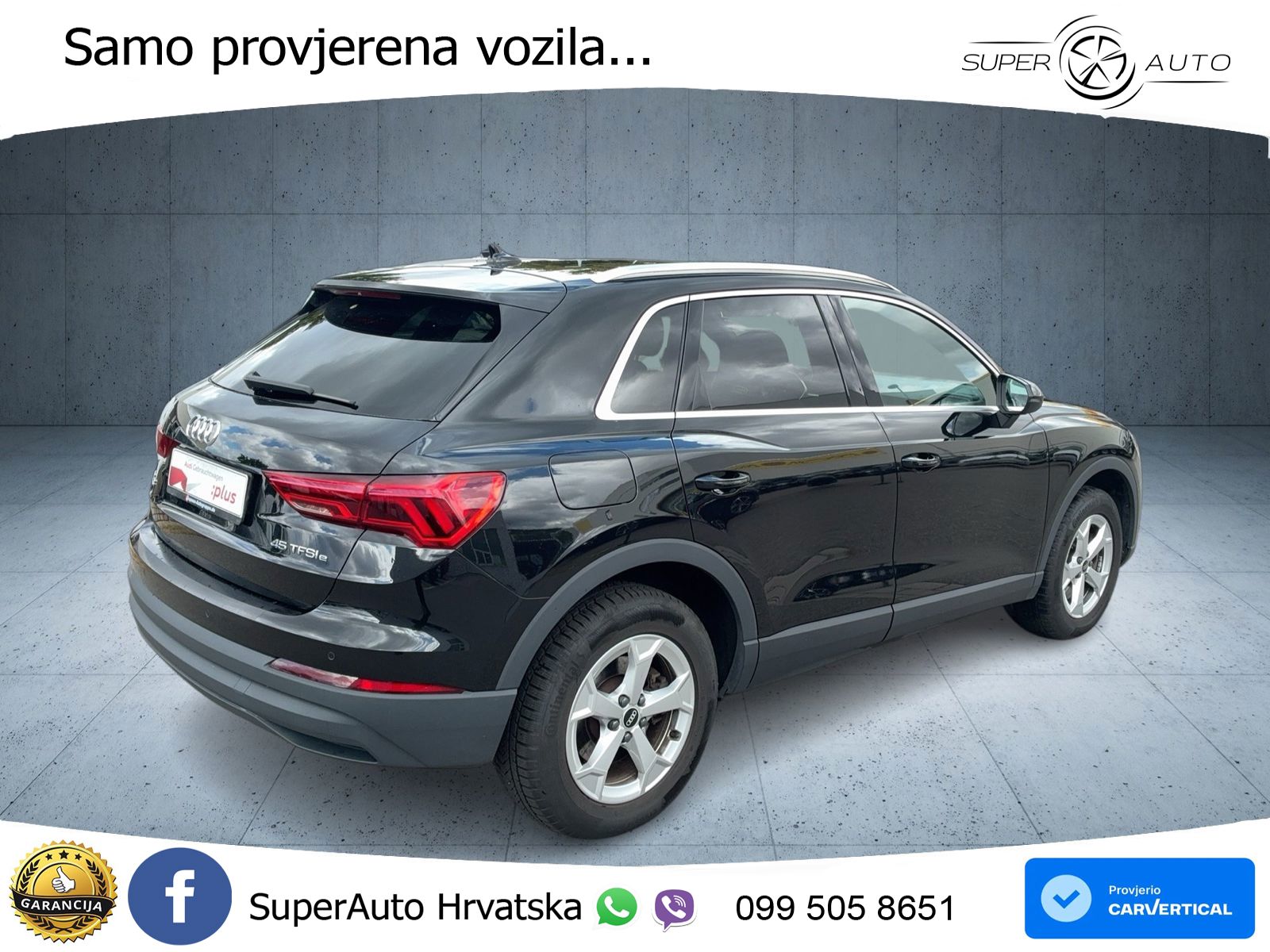 Audi Q3 45 TFSIe (245 KS) S tronic LED+GR SJED+ACC