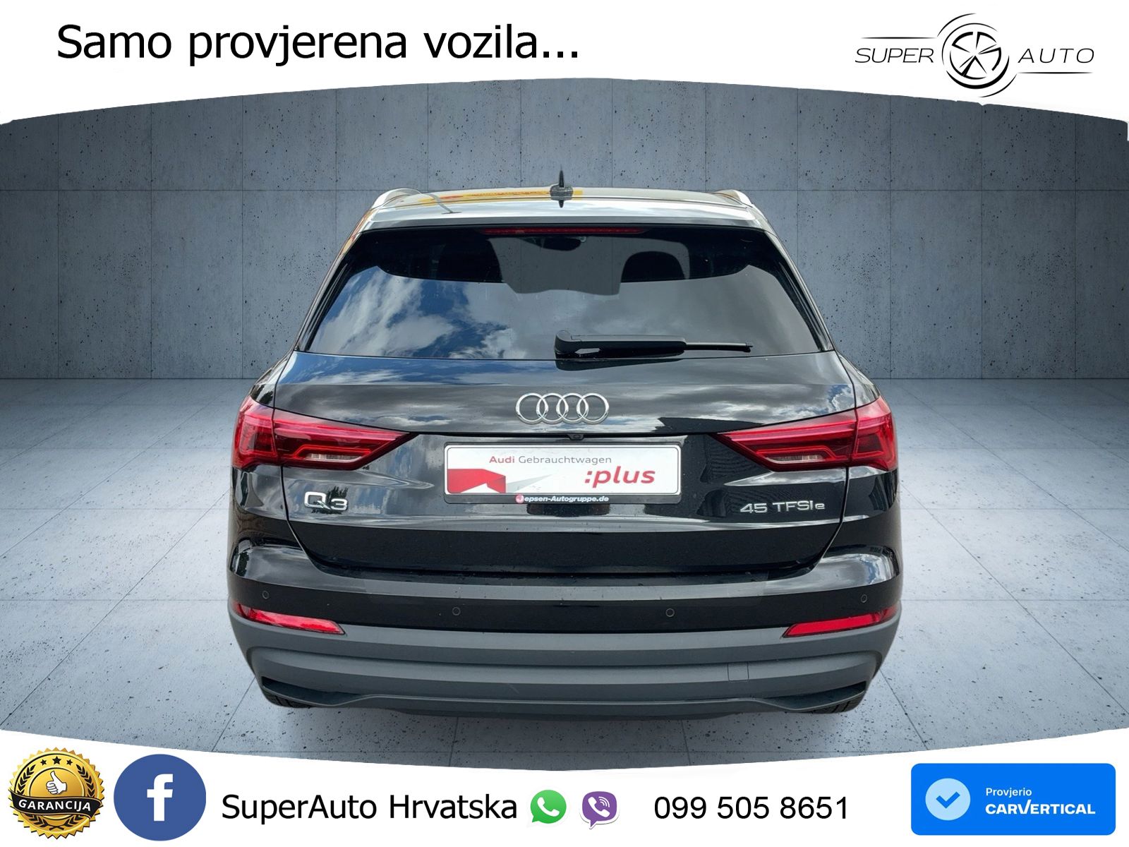 Audi Q3 45 TFSIe (245 KS) S tronic LED+GR SJED+ACC