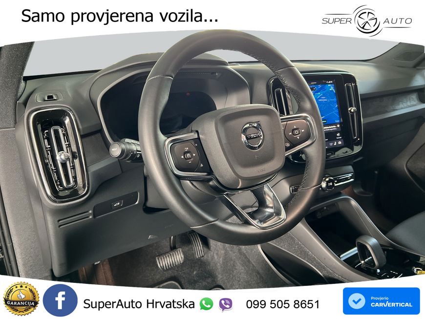 Volvo XC40 Recharge 82 kWh Twin Motor 408 KS AWD LED+GR SJED+ACC