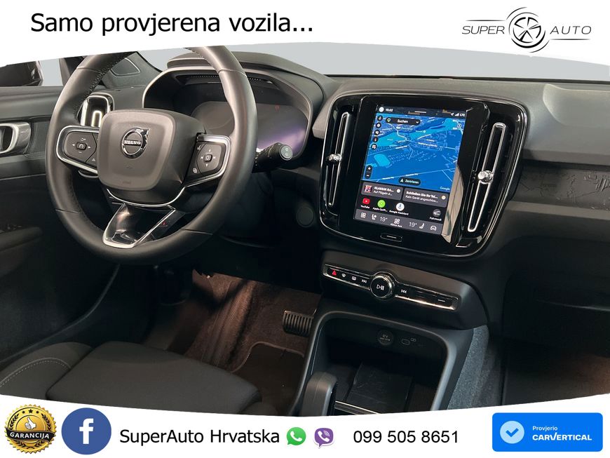 Volvo XC40 Recharge 82 kWh Twin Motor 408 KS AWD LED+GR SJED+ACC