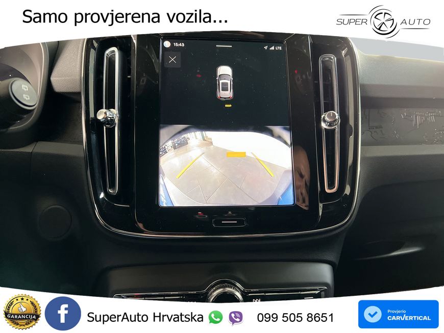 Volvo XC40 Recharge 82 kWh Twin Motor 408 KS AWD LED+GR SJED+ACC