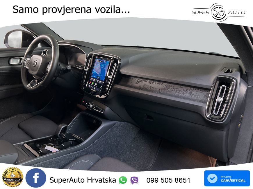 Volvo XC40 Recharge 82 kWh Twin Motor 408 KS AWD LED+GR SJED+ACC