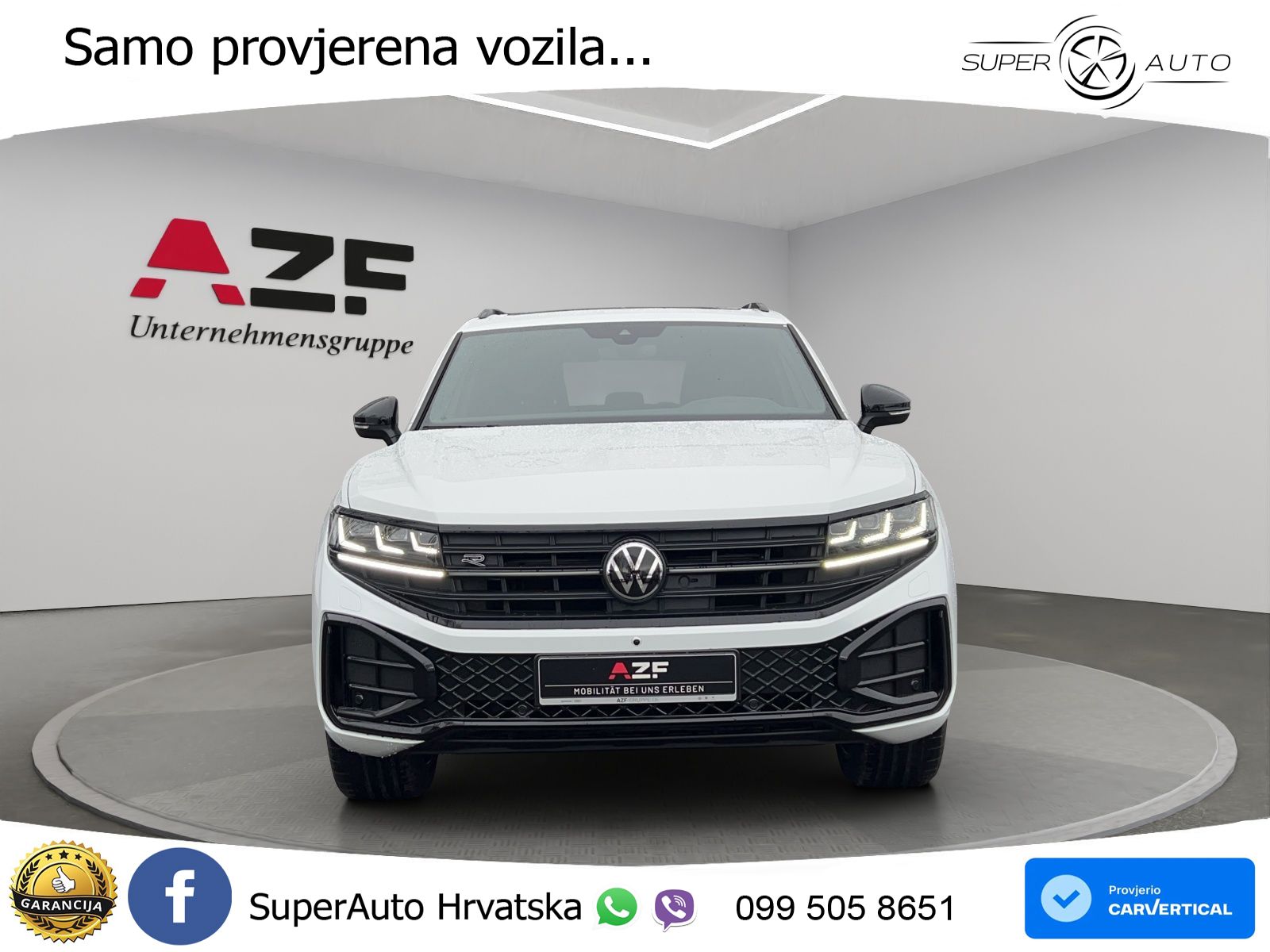 Volkswagen Touareg 3.0 V6 TDI (286 KS) 4MOTION Tiptronic ZRAČNI+ACC+GR SJED+KAM+PANO