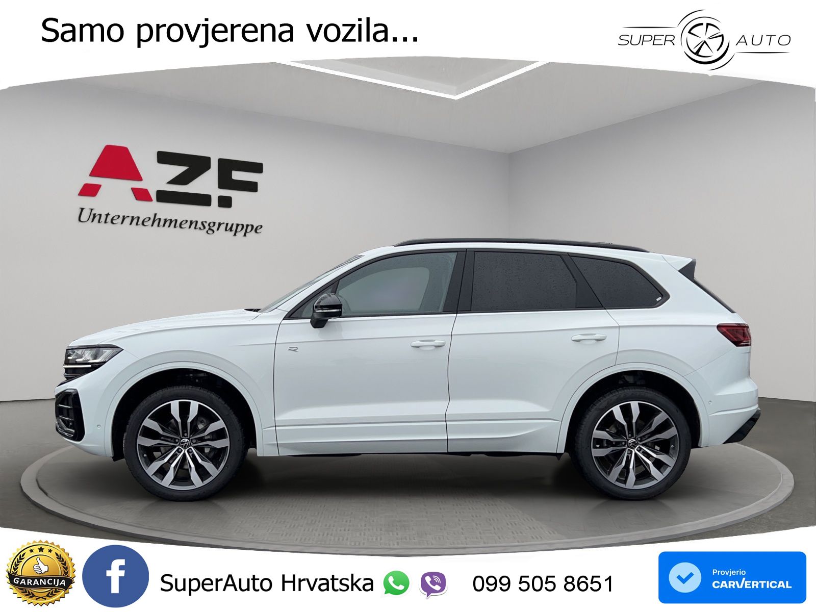 Volkswagen Touareg 3.0 V6 TDI (286 KS) 4MOTION Tiptronic ZRAČNI+ACC+GR SJED+KAM+PANO