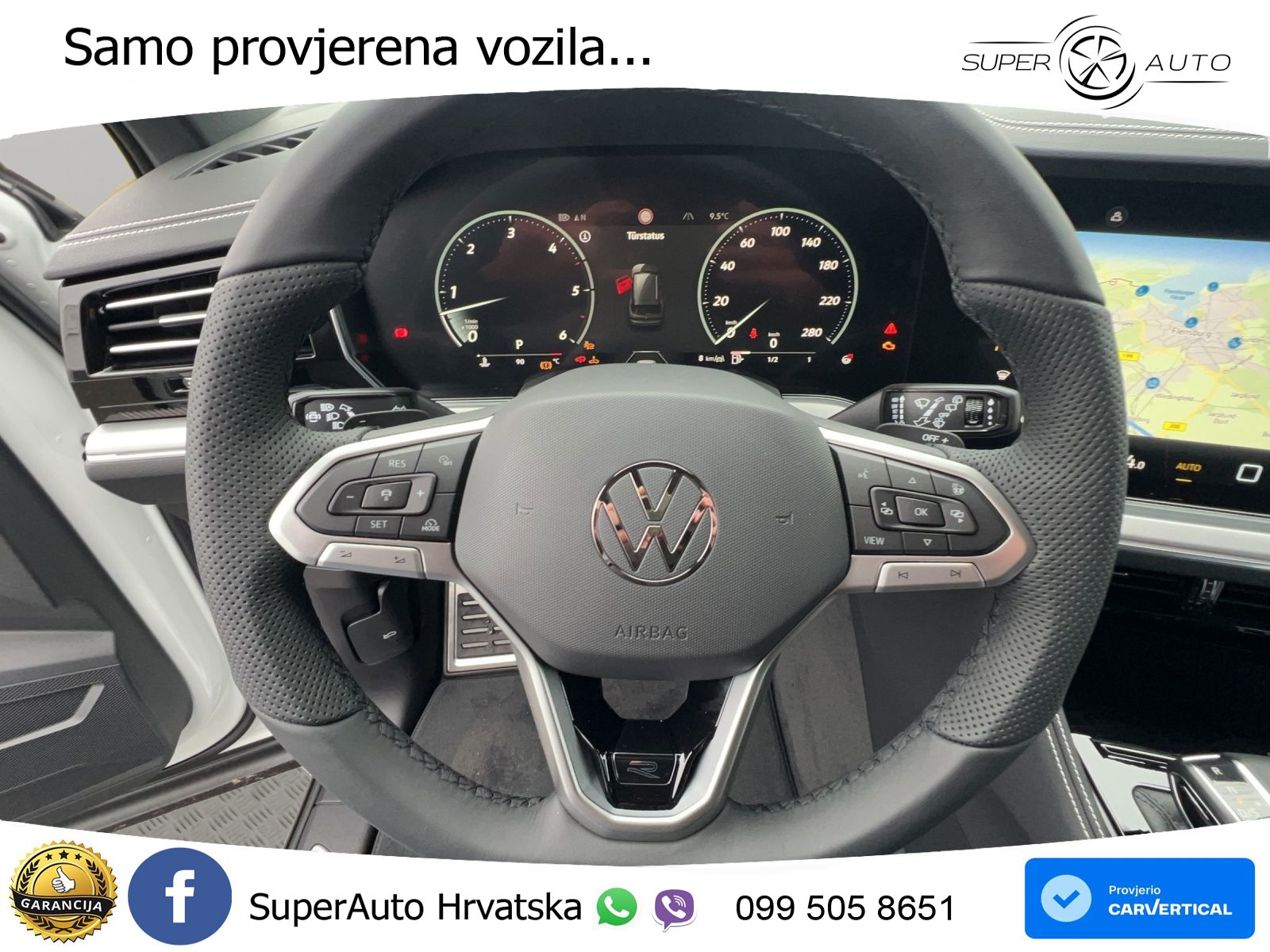 Volkswagen Touareg 3.0 V6 TDI (286 KS) 4MOTION Tiptronic ZRAČNI+ACC+GR SJED+KAM+PANO
