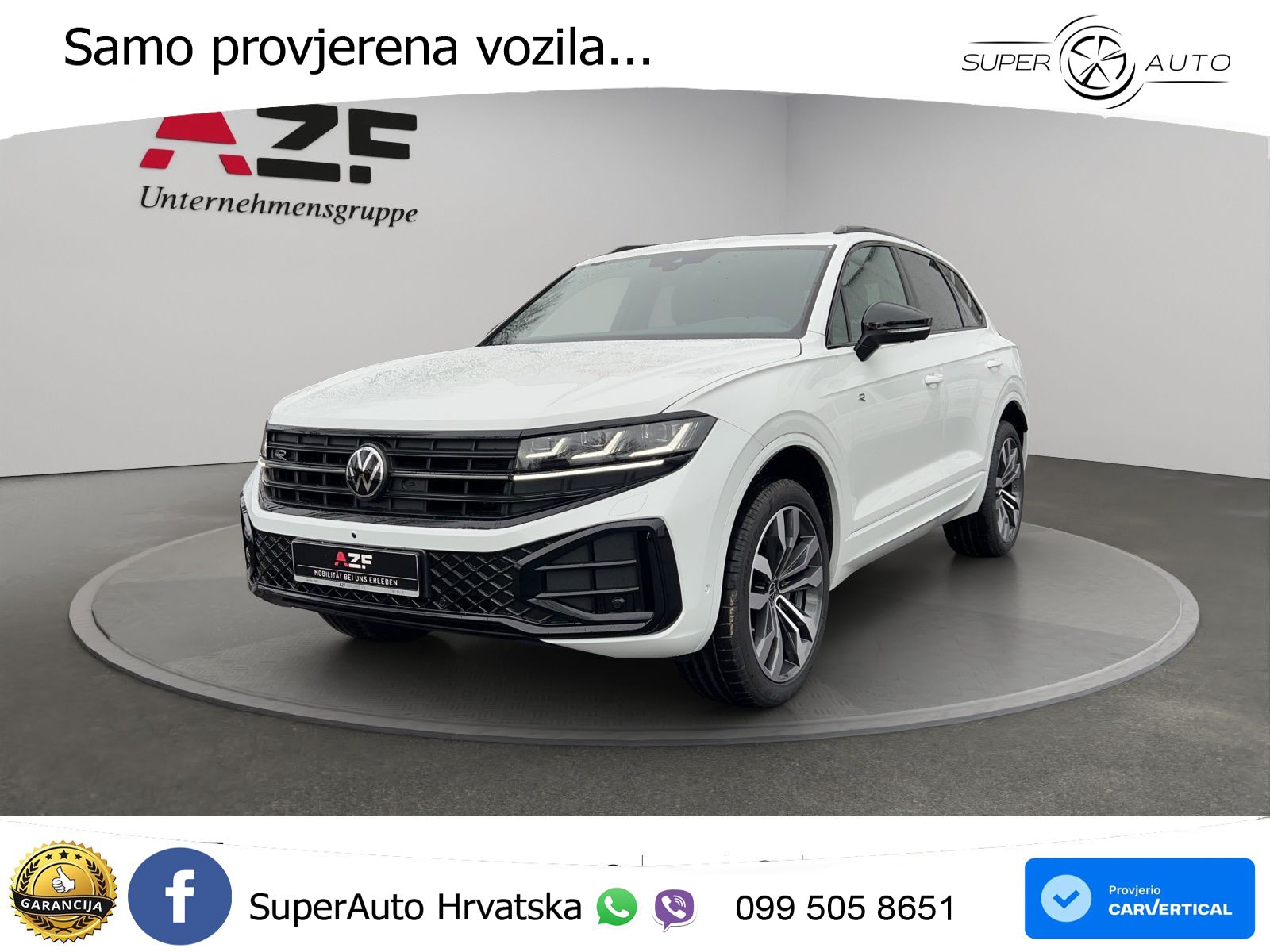 Volkswagen Touareg 3.0 V6 TDI (286 KS) 4MOTION Tiptronic ZRAČNI+ACC+GR SJED+KAM+PANO