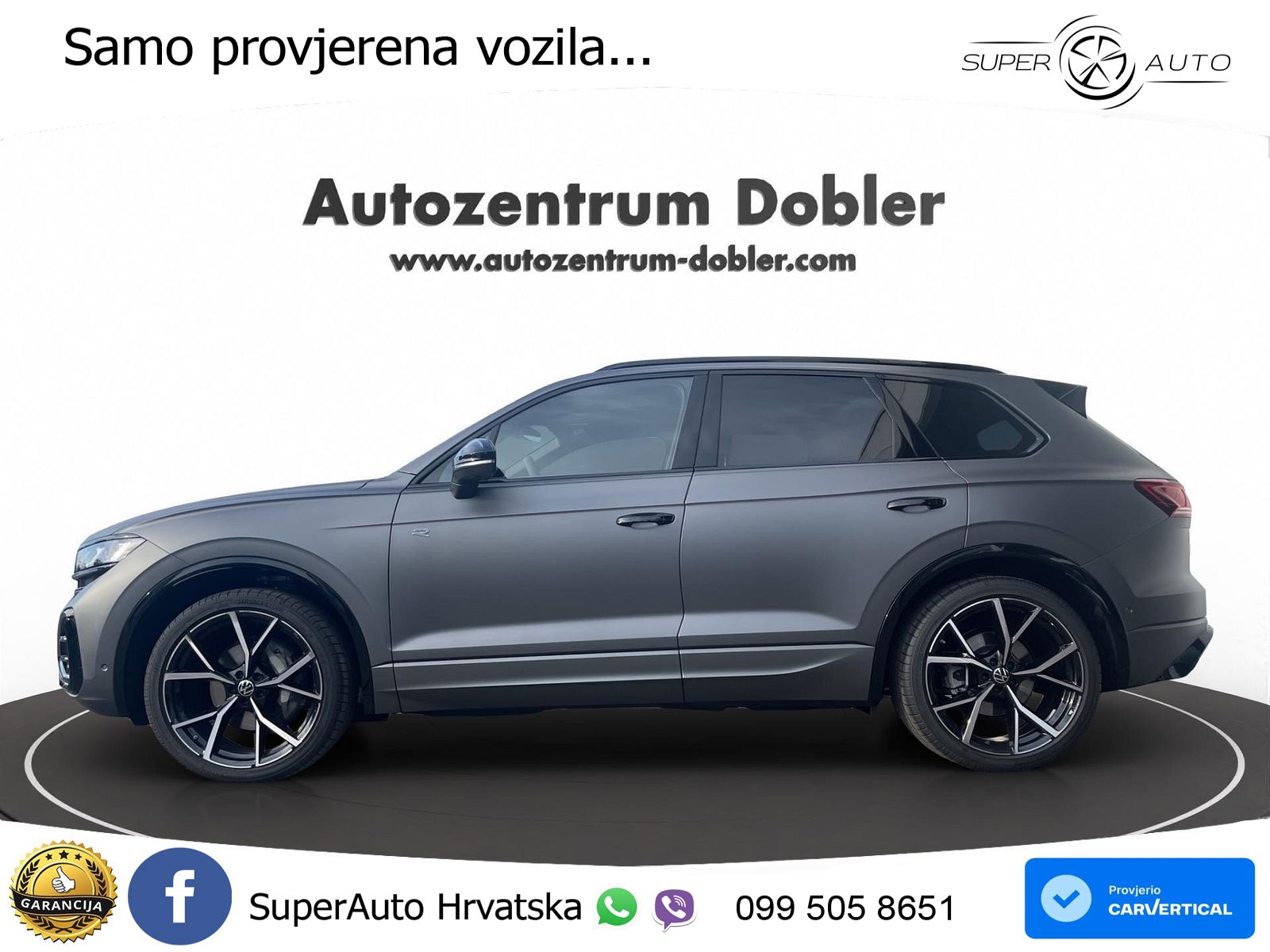 Volkswagen Touareg 3.0 V6 TDI (286 KS) 4MOTION Tiptronic ZRAČNI+ACC+GR SJED+KAM+PANO