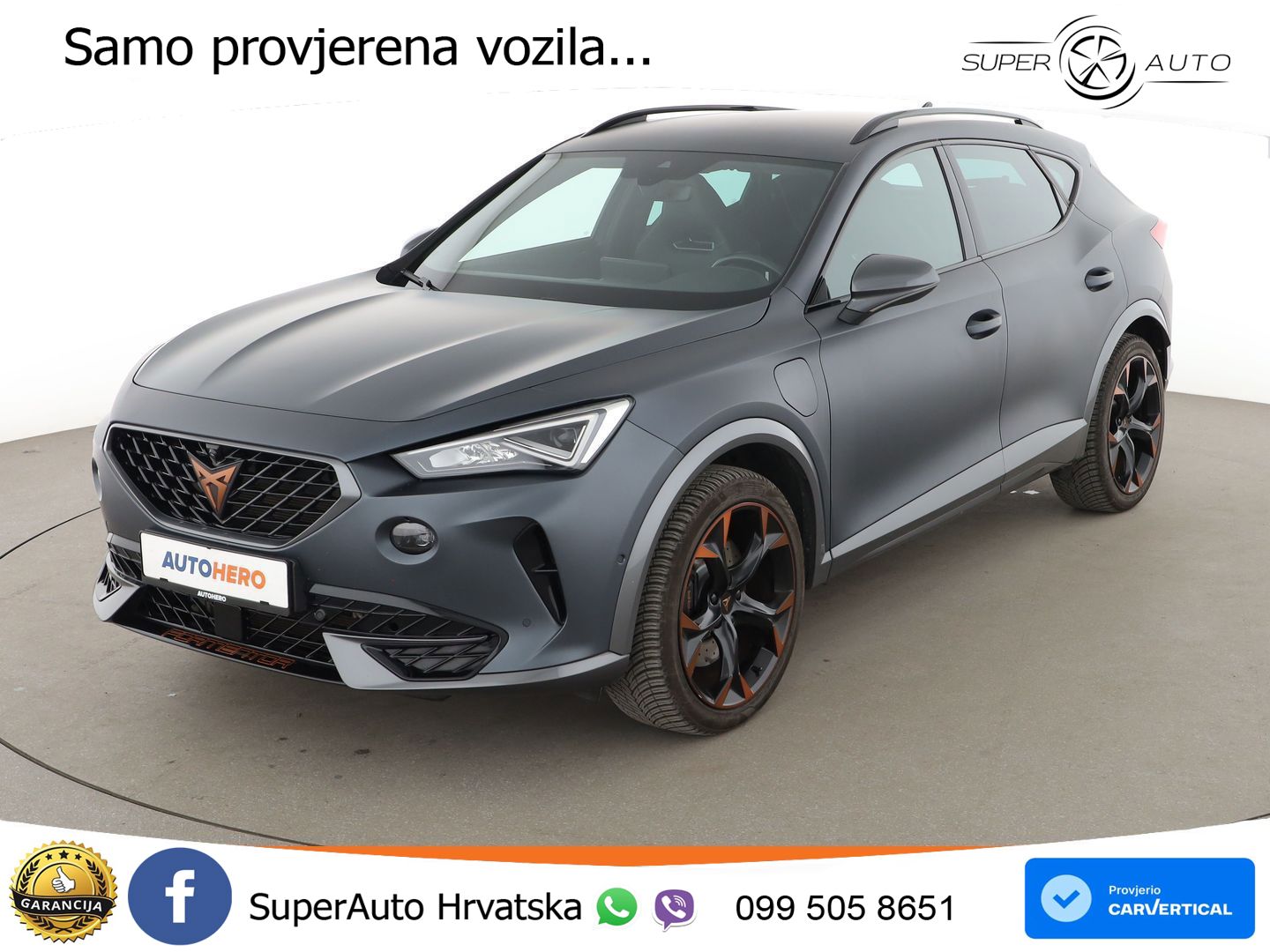 Cupra Formentor 1.4 TSI (245 KS) e-Hybrid DSG VZ LED+GR SJED+ACC