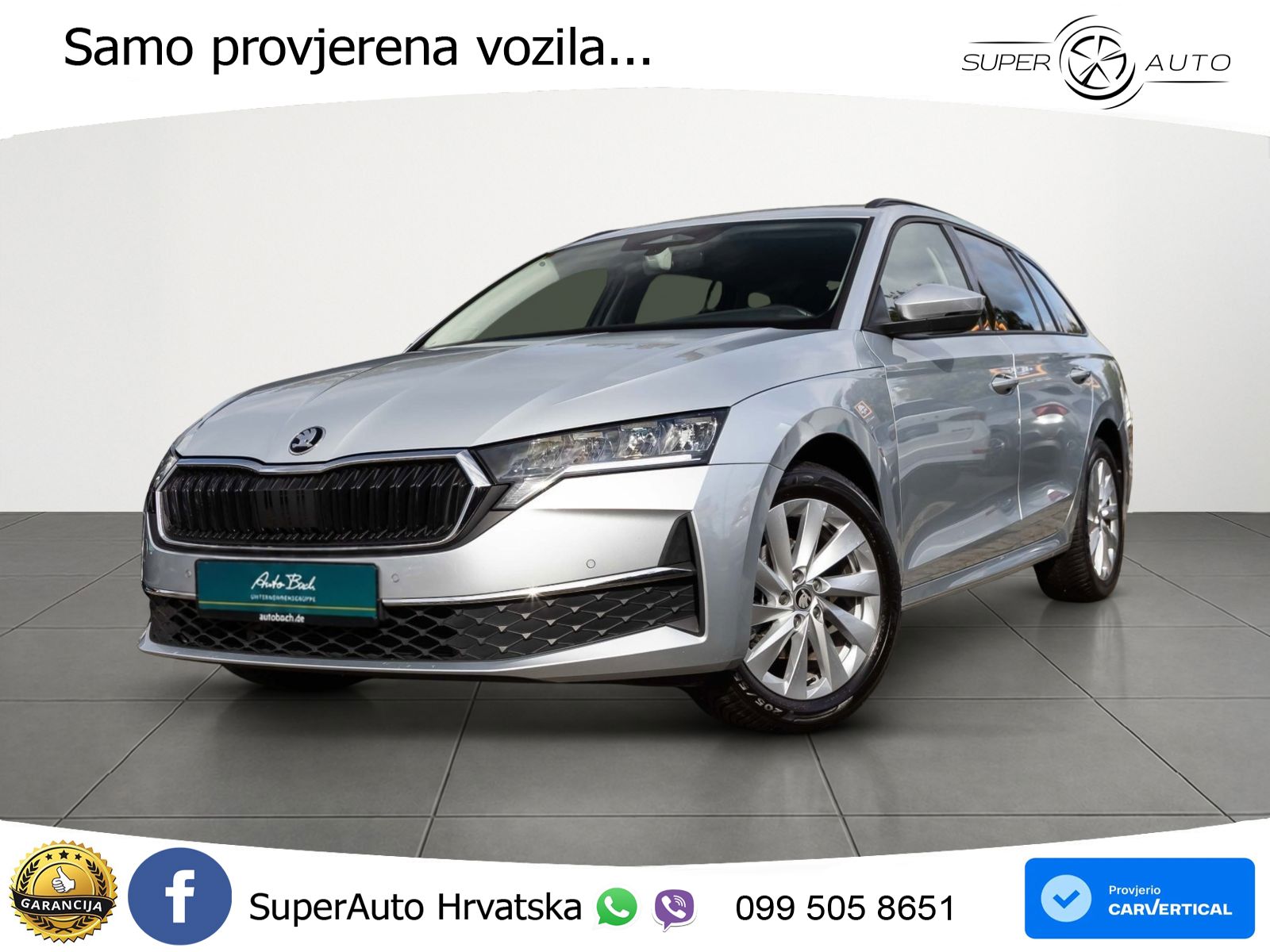 Škoda Octavia Combi 2.0 TDI (150 KS) DSG Selection LED+GR SJED+ACC