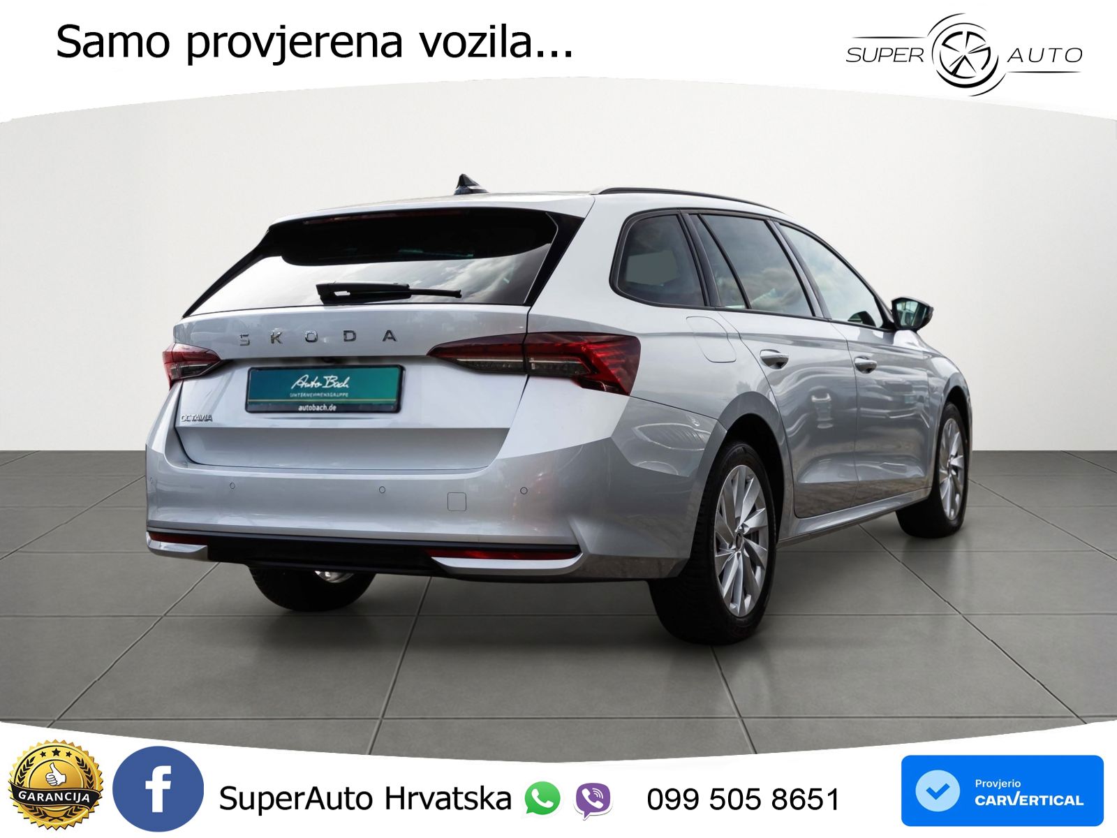 Škoda Octavia Combi 2.0 TDI (150 KS) DSG Selection LED+GR SJED+ACC