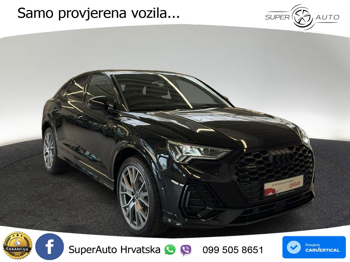 Audi Q3 Sportback 45 TFSI (245 KS) quattro S tronic S line LED+GR SJED+ACC